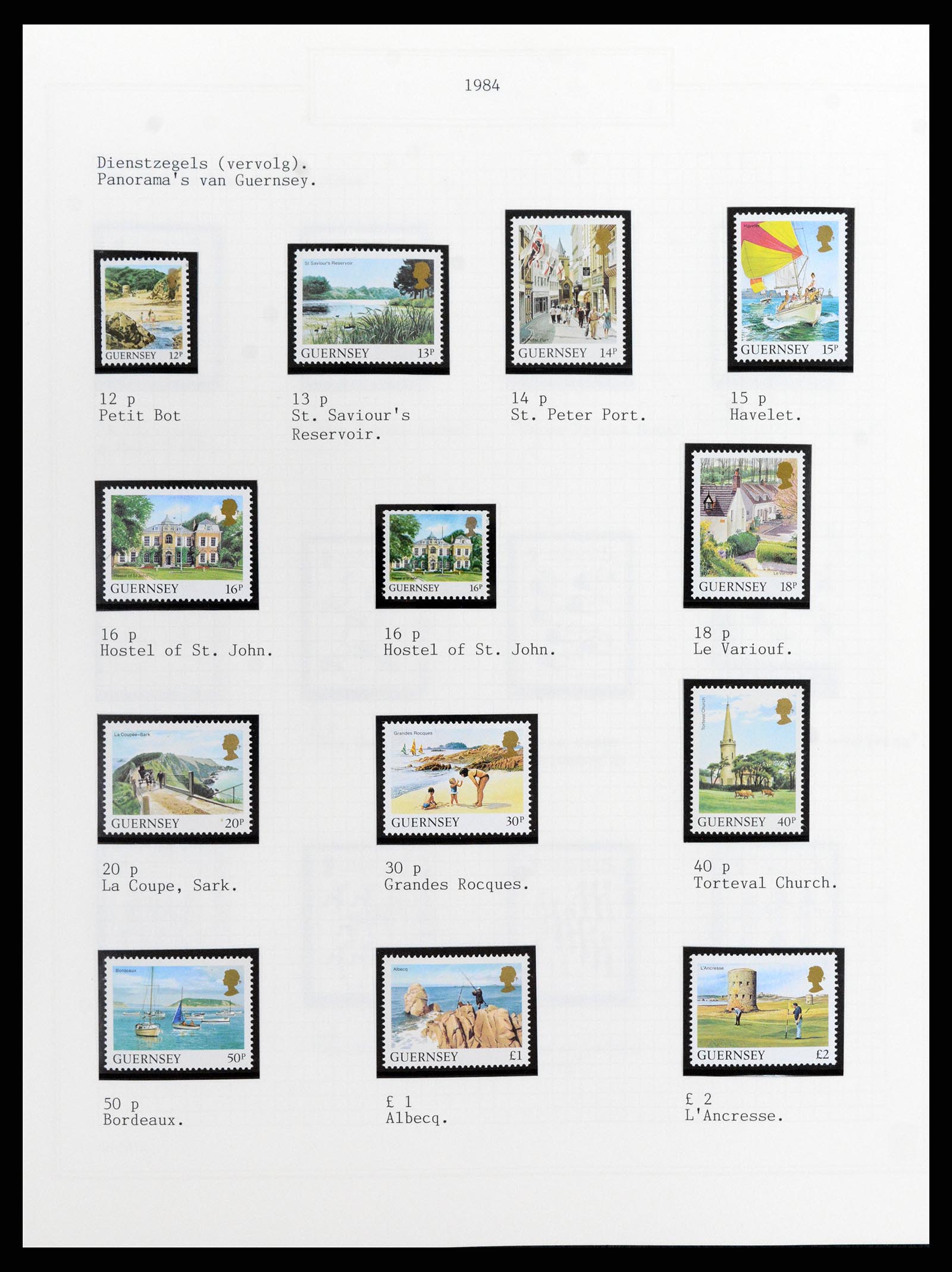 37340 041 - Postzegelverzameling 37340 Kanaaleilanden 1941-2001.