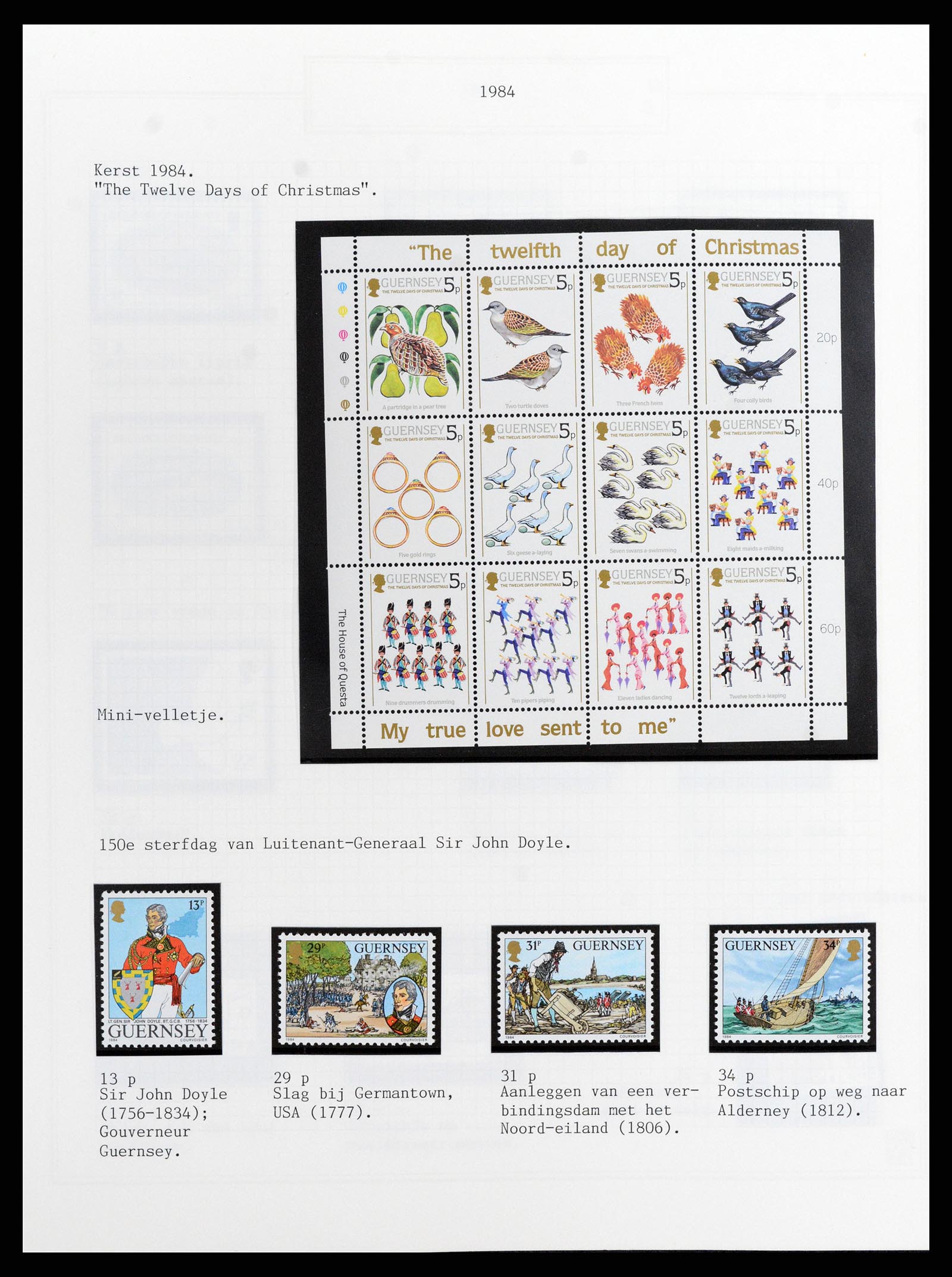 37340 043 - Postzegelverzameling 37340 Kanaaleilanden 1941-2001.