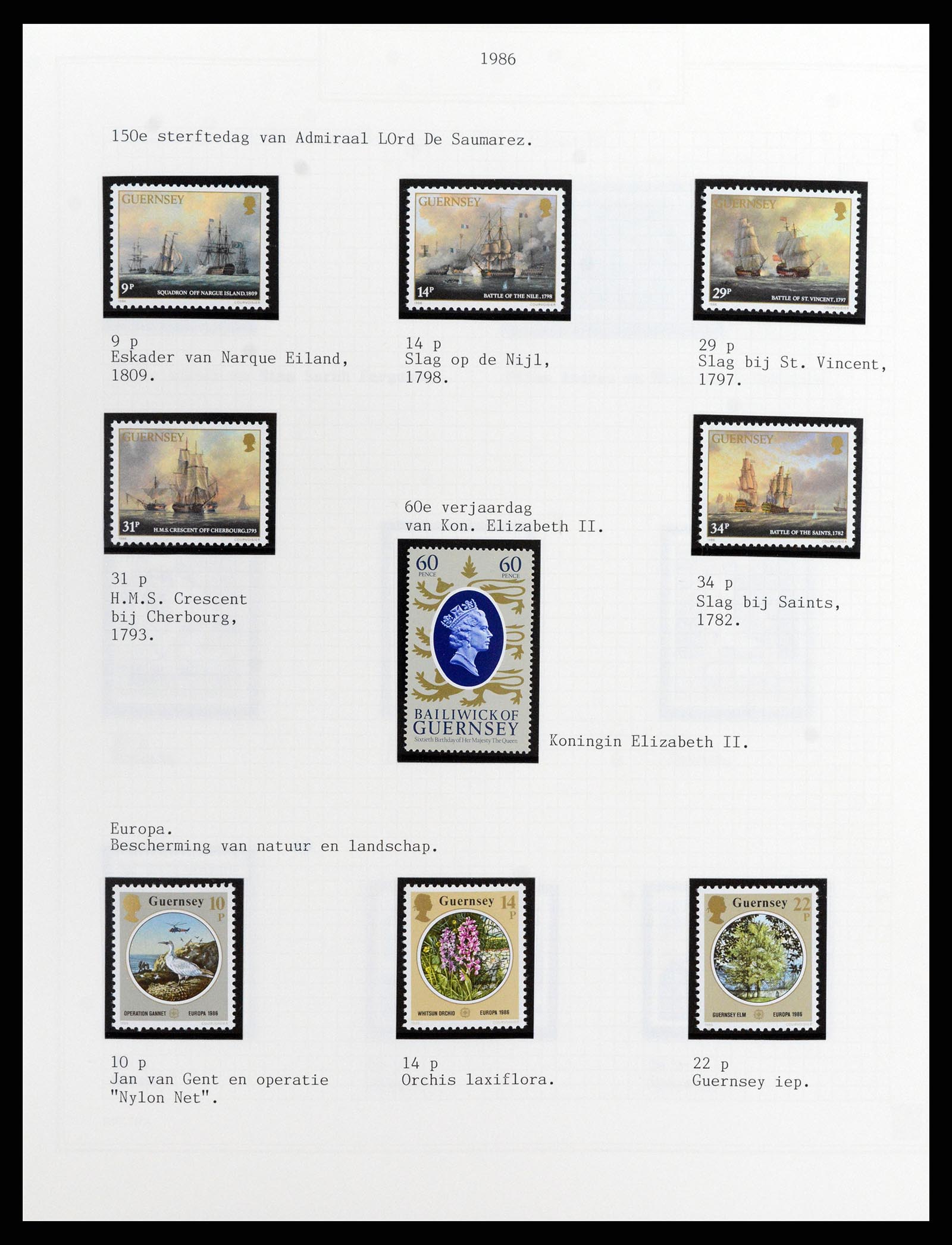 37340 048 - Postzegelverzameling 37340 Kanaaleilanden 1941-2001.