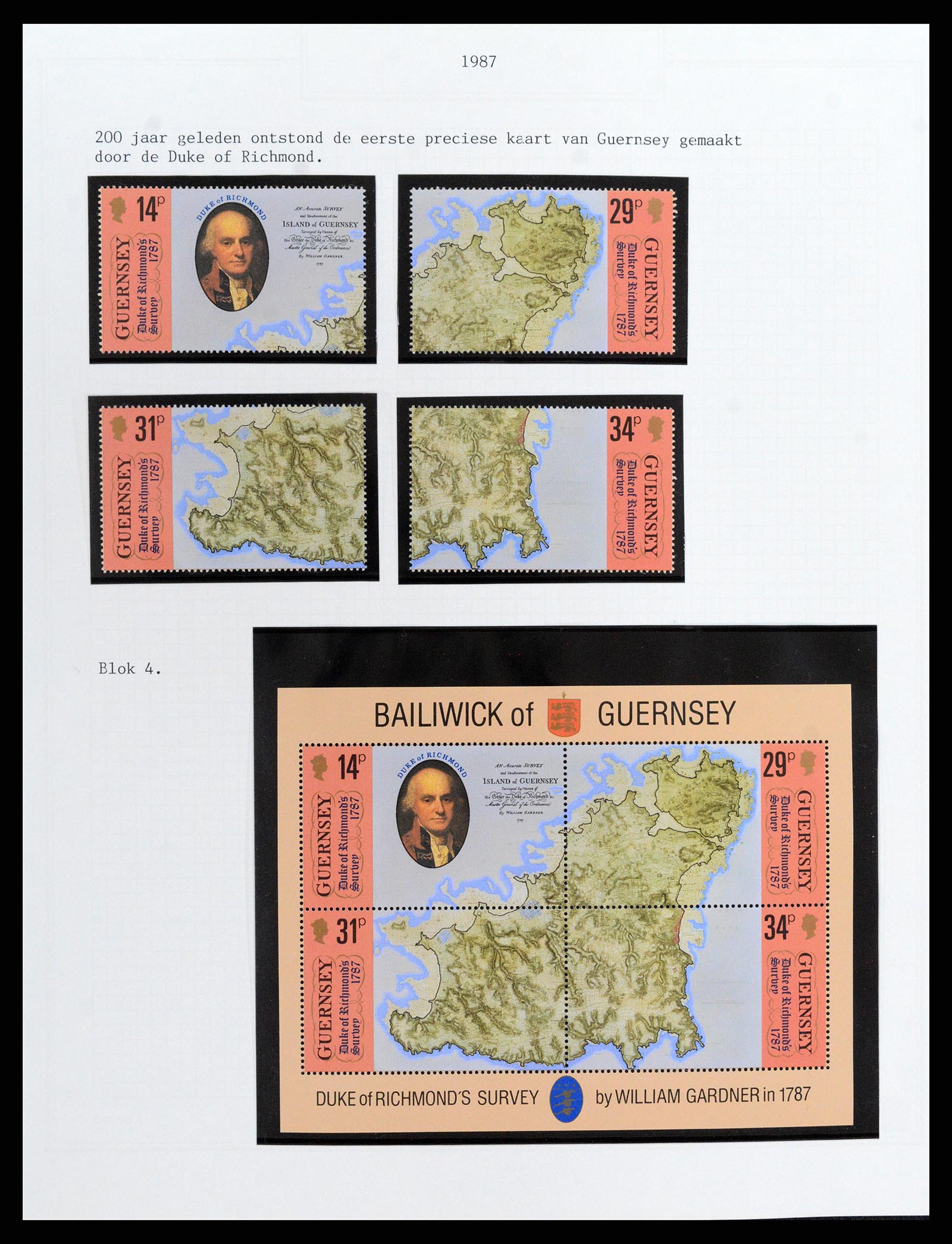 37340 052 - Postzegelverzameling 37340 Kanaaleilanden 1941-2001.