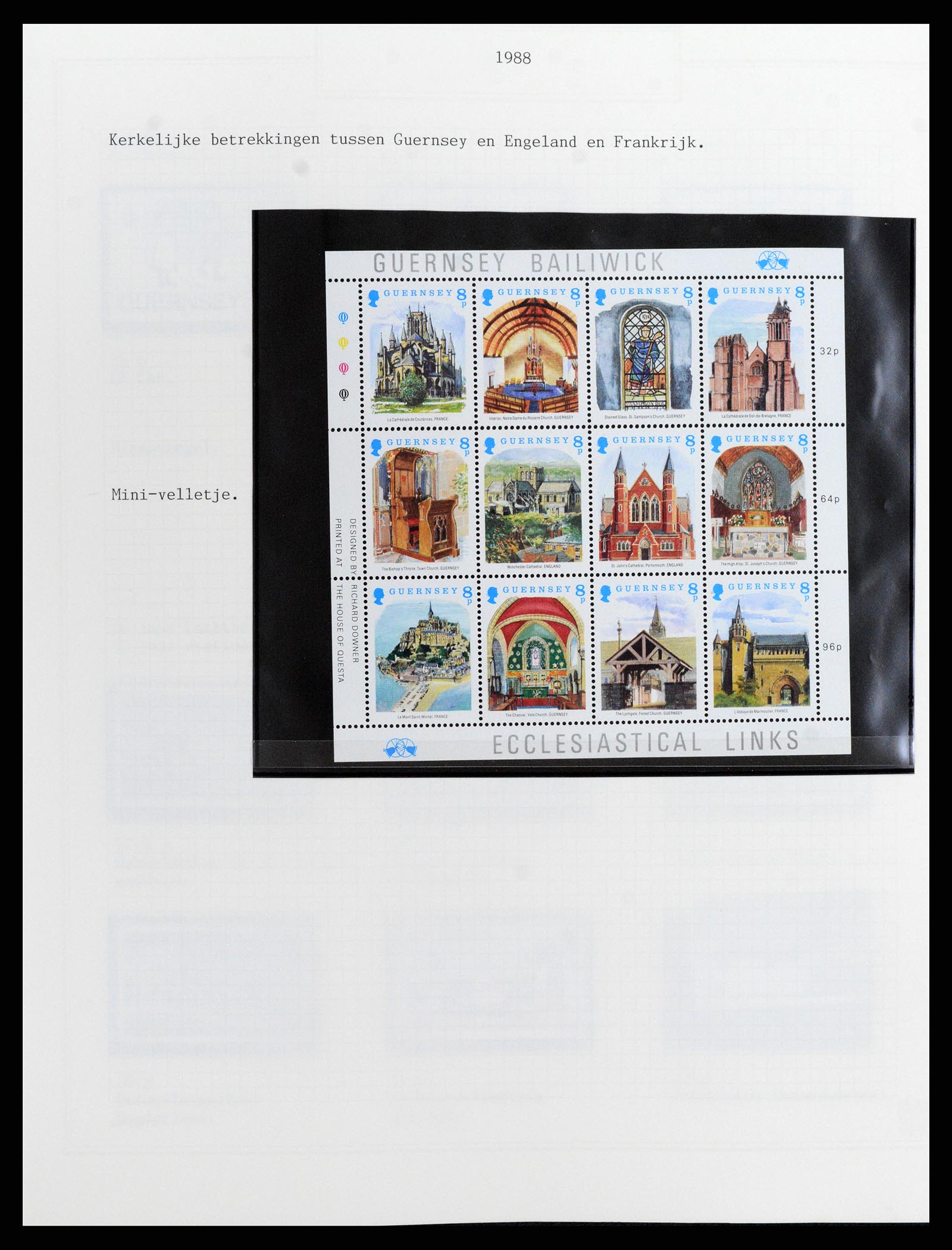 37340 059 - Postzegelverzameling 37340 Kanaaleilanden 1941-2001.