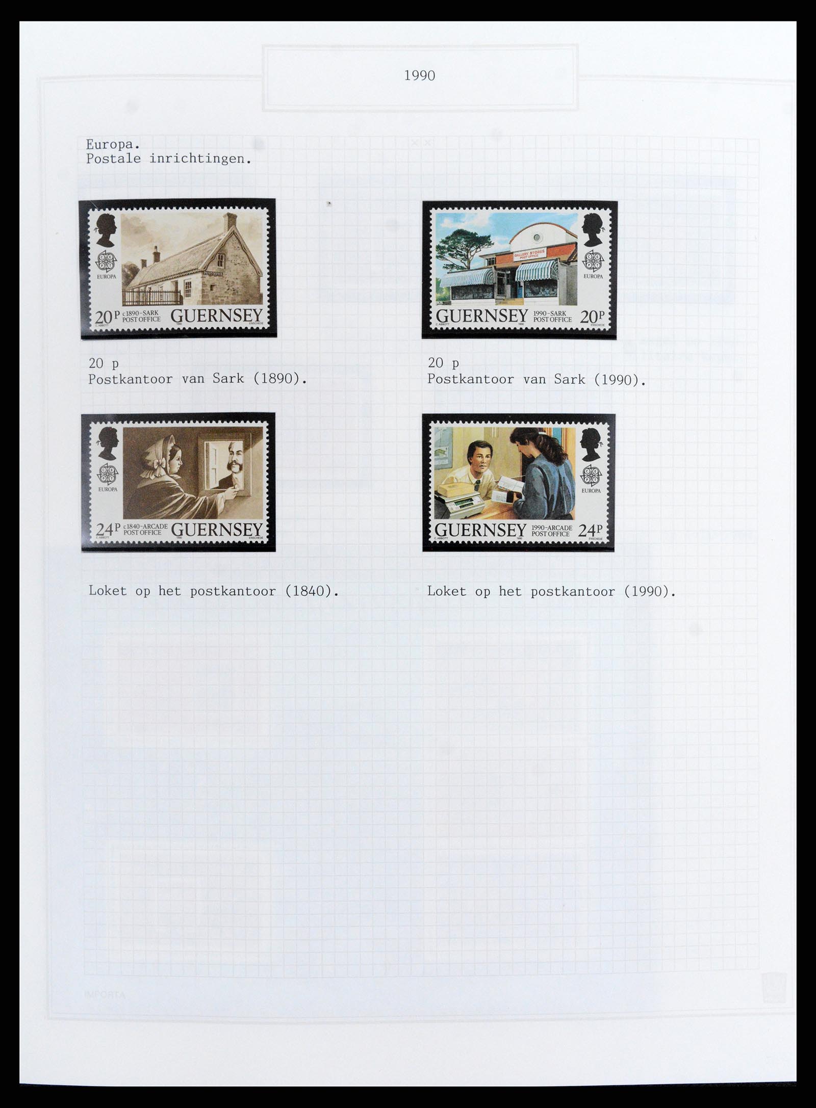 37340 066 - Postzegelverzameling 37340 Kanaaleilanden 1941-2001.