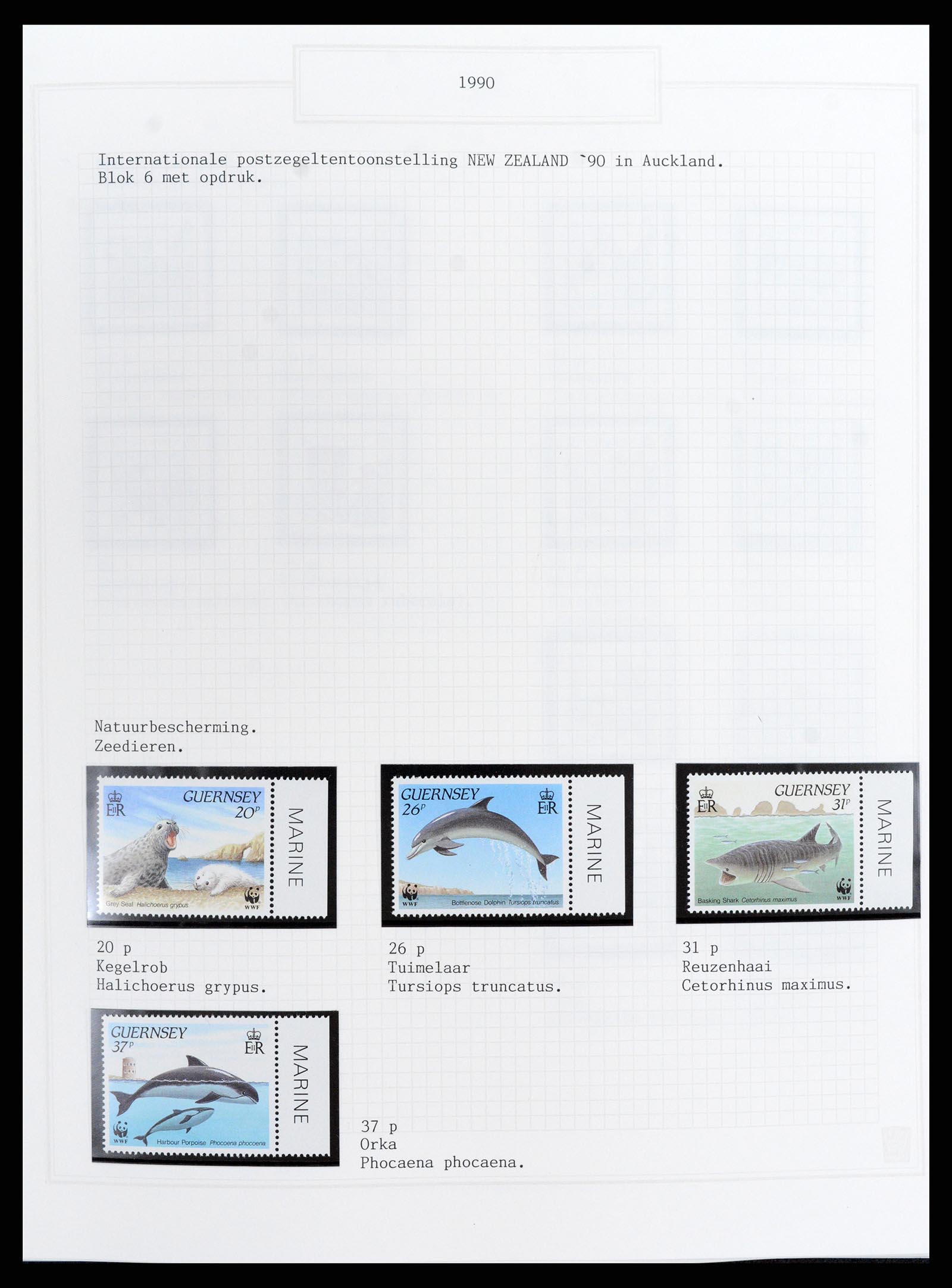 37340 069 - Postzegelverzameling 37340 Kanaaleilanden 1941-2001.
