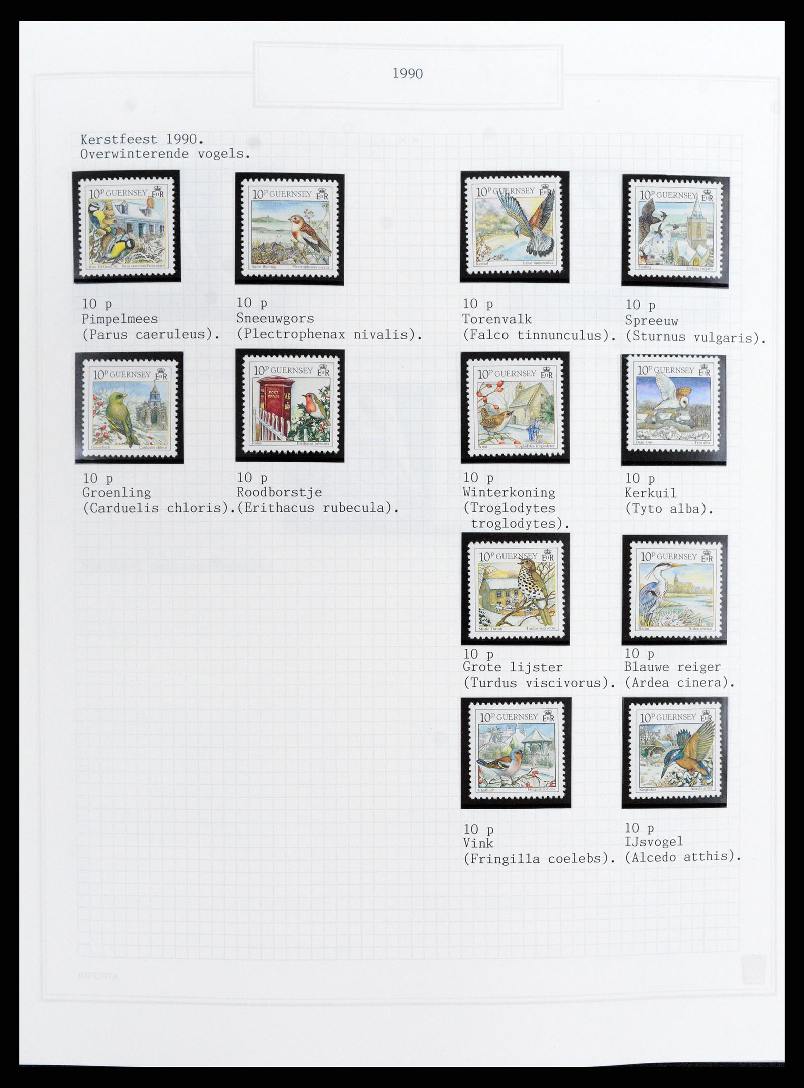 37340 070 - Postzegelverzameling 37340 Kanaaleilanden 1941-2001.