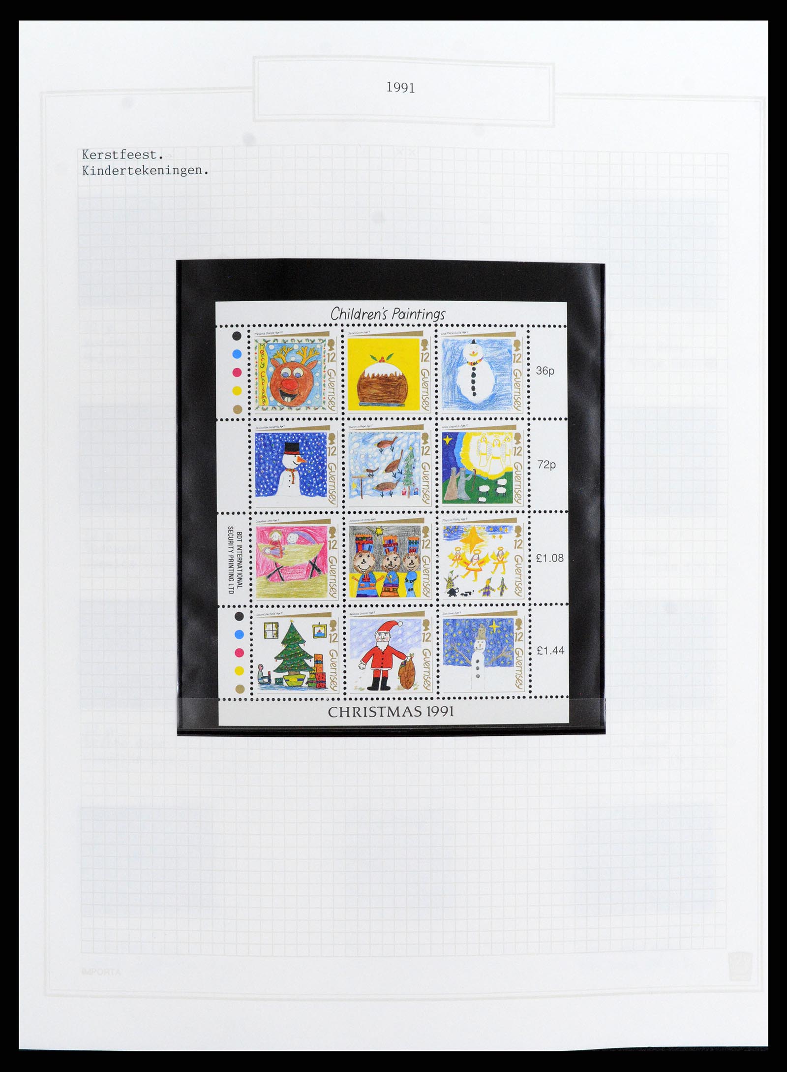 37340 076 - Postzegelverzameling 37340 Kanaaleilanden 1941-2001.