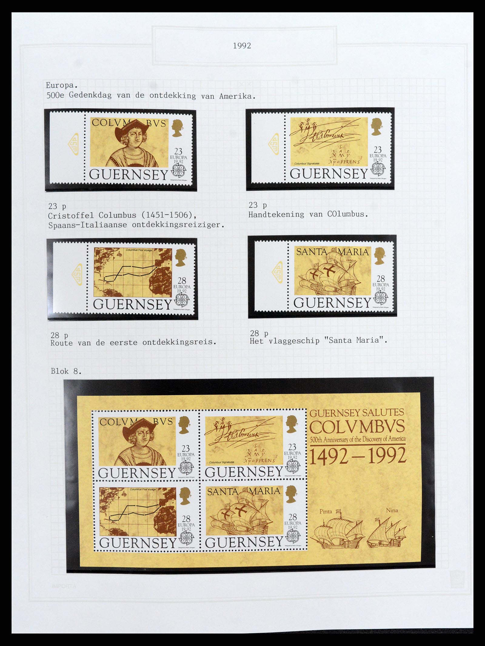 37340 077 - Postzegelverzameling 37340 Kanaaleilanden 1941-2001.
