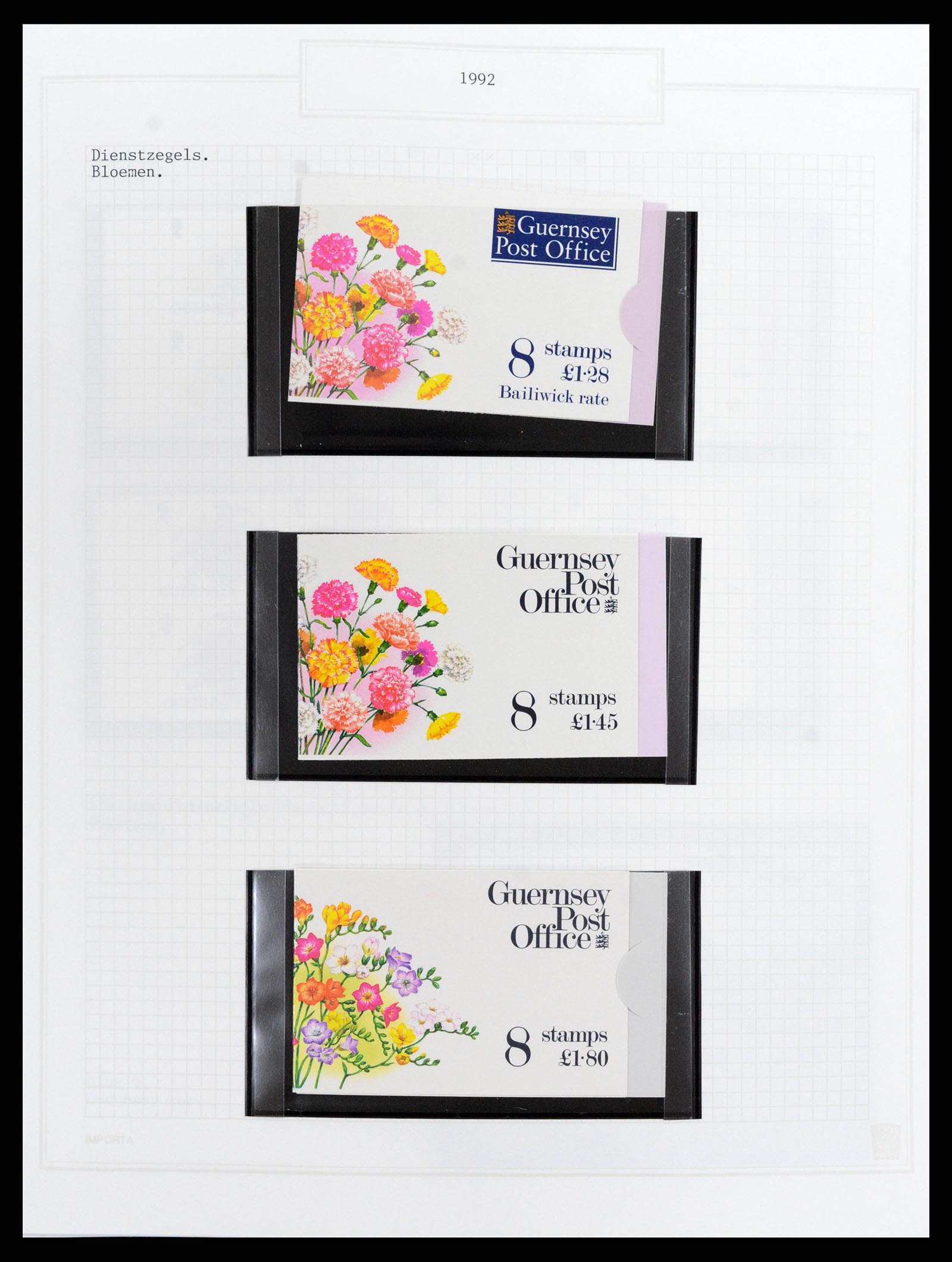 37340 080 - Postzegelverzameling 37340 Kanaaleilanden 1941-2001.