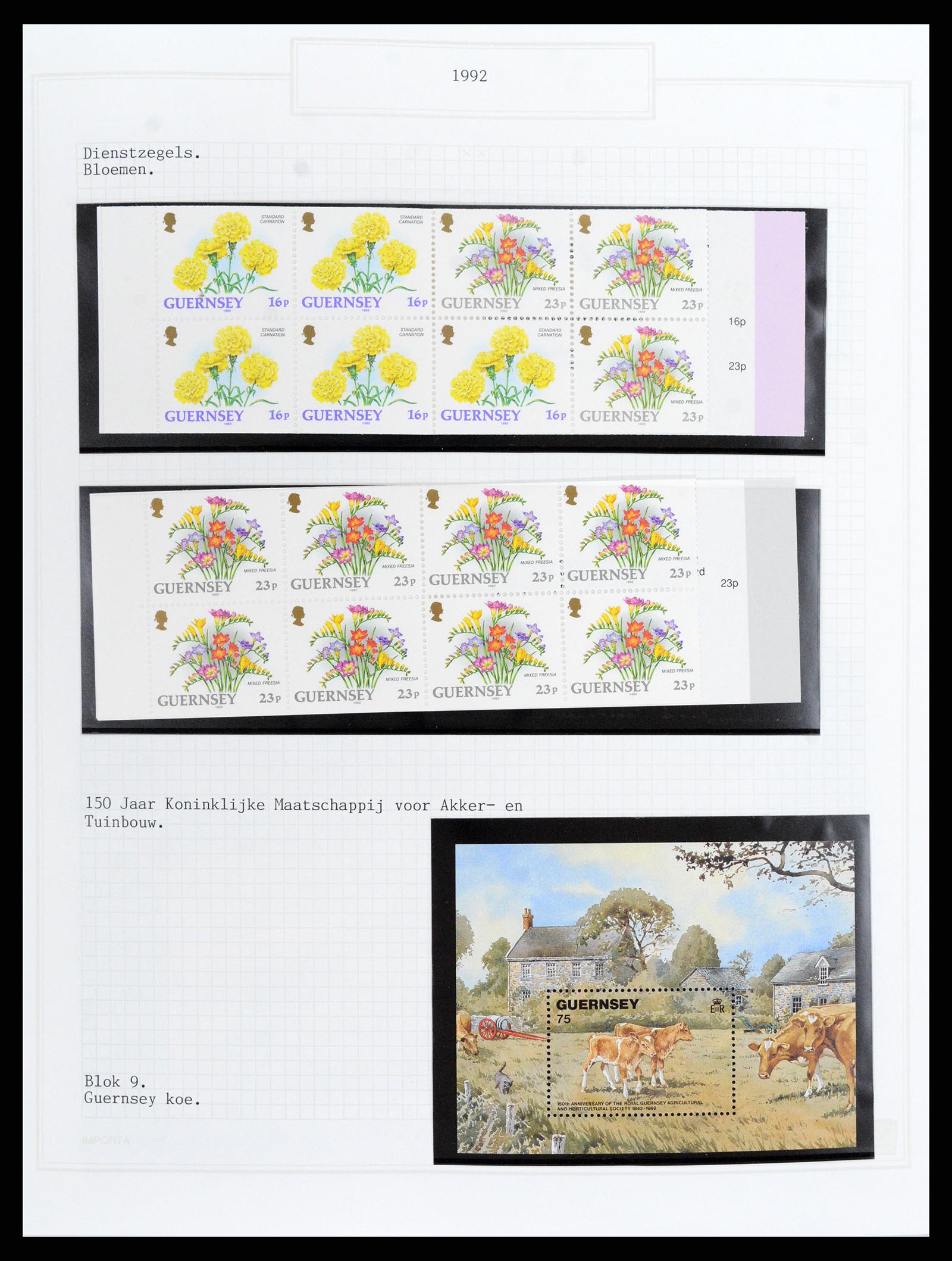 37340 081 - Postzegelverzameling 37340 Kanaaleilanden 1941-2001.