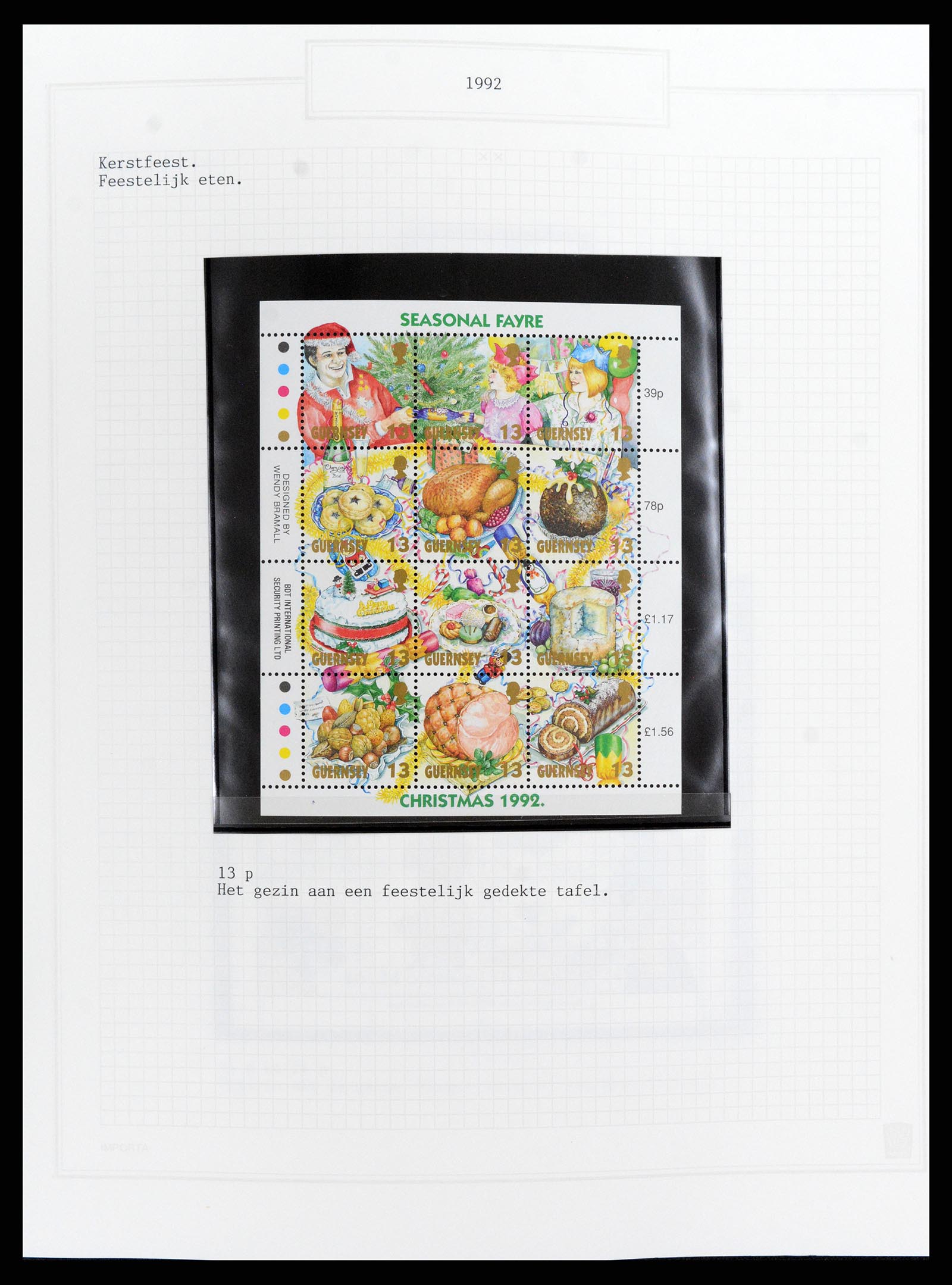 37340 084 - Postzegelverzameling 37340 Kanaaleilanden 1941-2001.