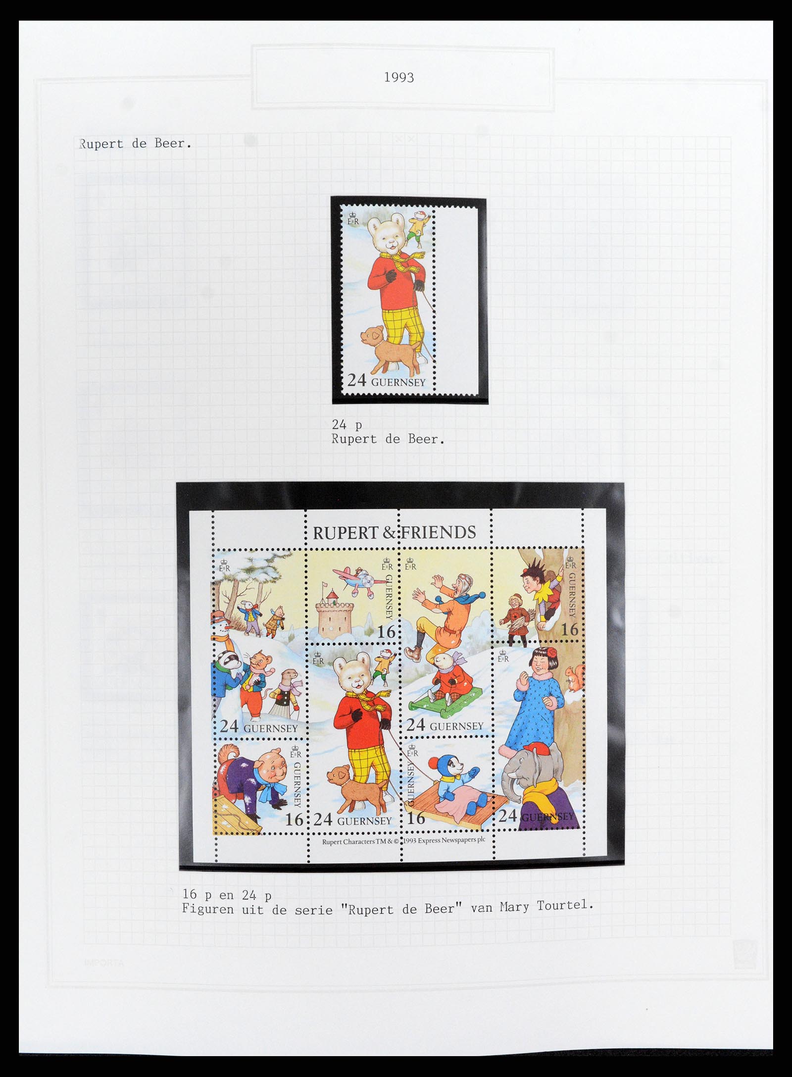 37340 085 - Postzegelverzameling 37340 Kanaaleilanden 1941-2001.