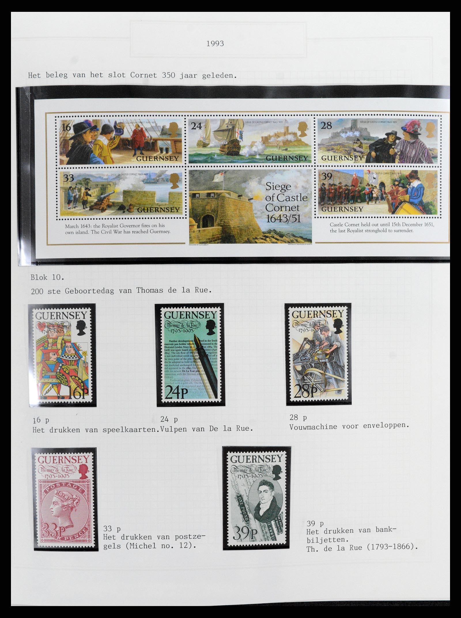 37340 089 - Postzegelverzameling 37340 Kanaaleilanden 1941-2001.
