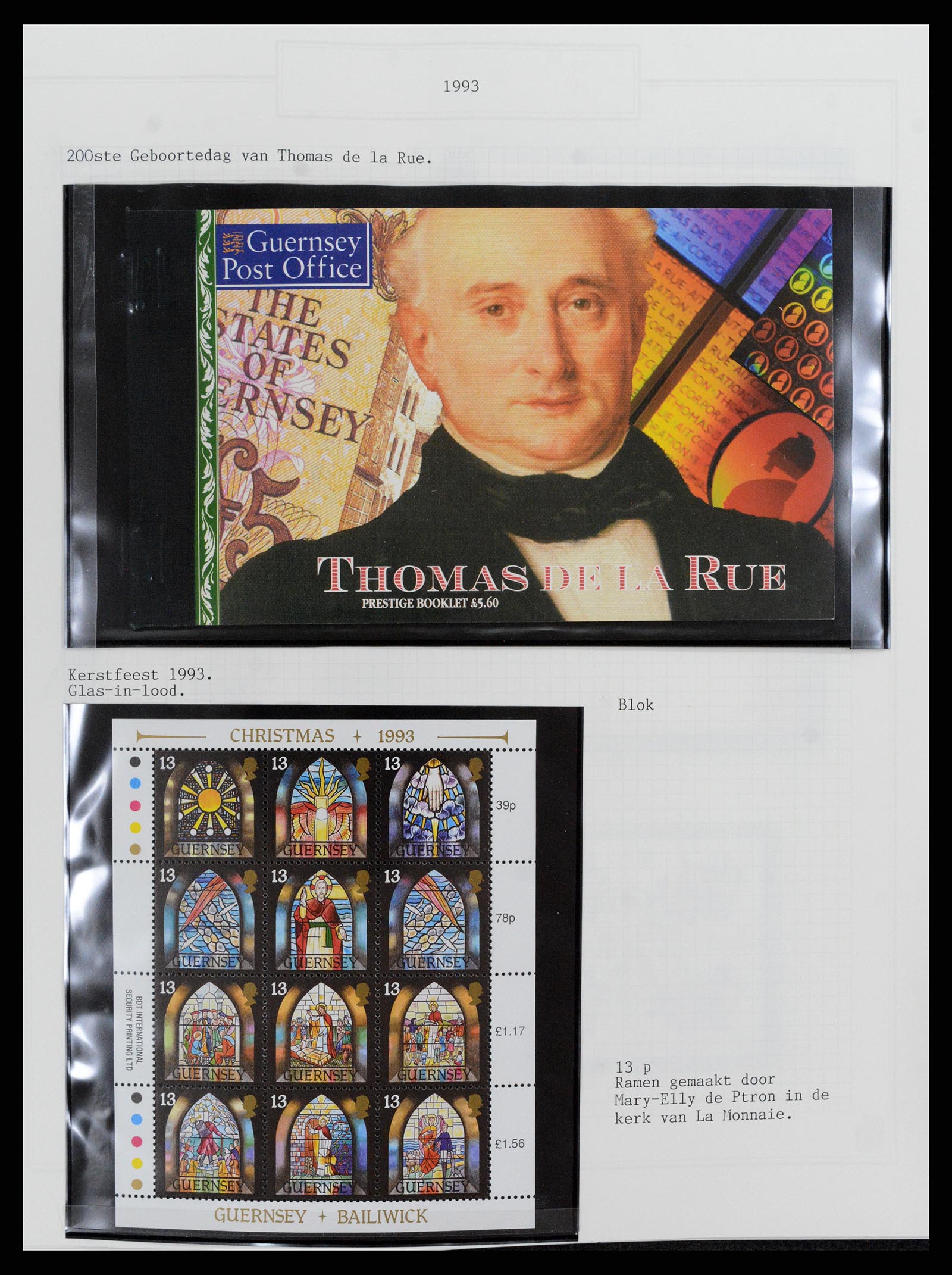 37340 090 - Postzegelverzameling 37340 Kanaaleilanden 1941-2001.