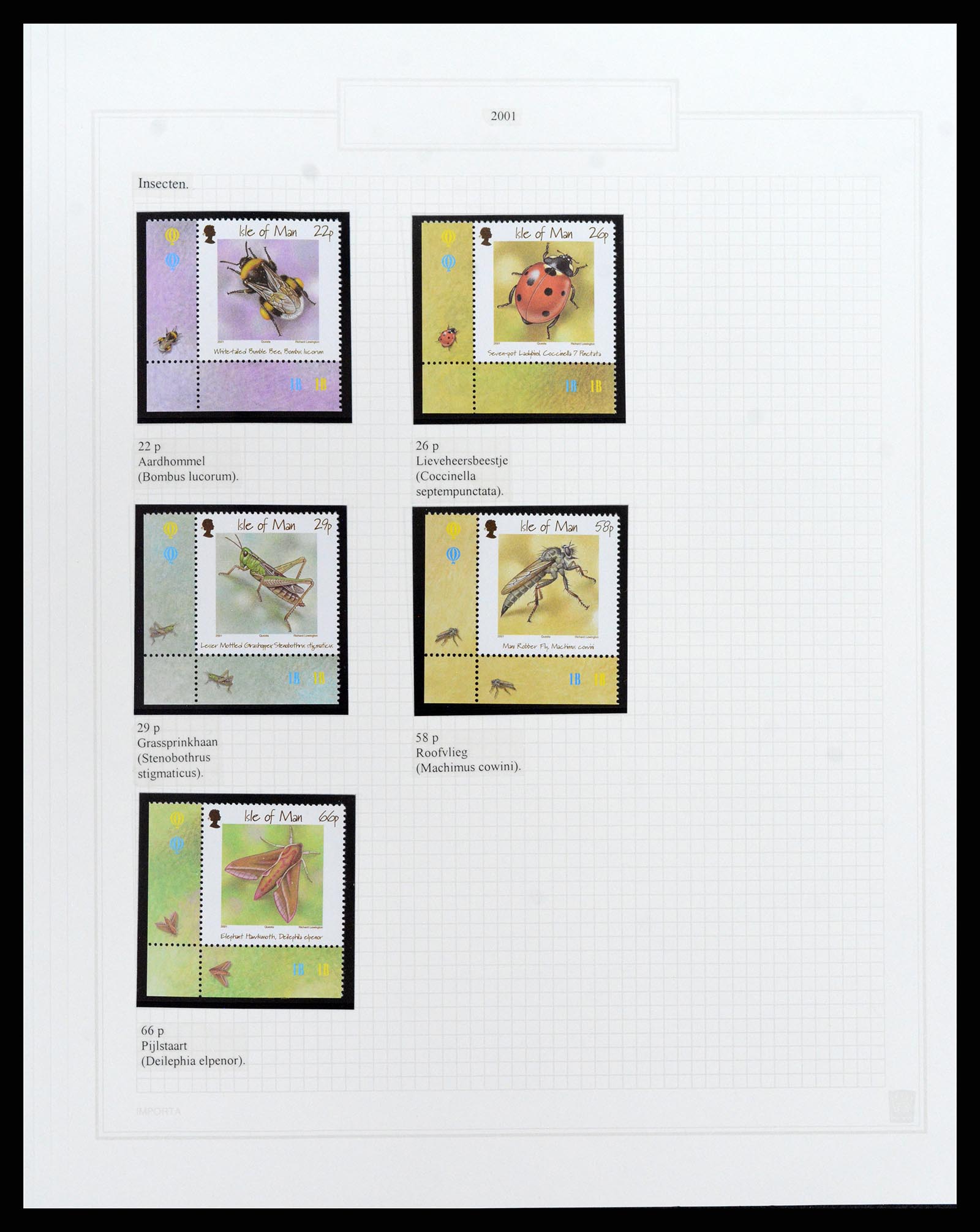 37340 282 - Postzegelverzameling 37340 Kanaaleilanden 1941-2001.