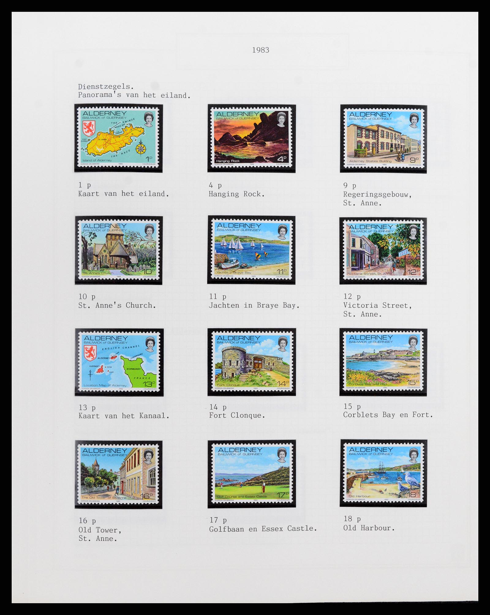 37340 285 - Postzegelverzameling 37340 Kanaaleilanden 1941-2001.