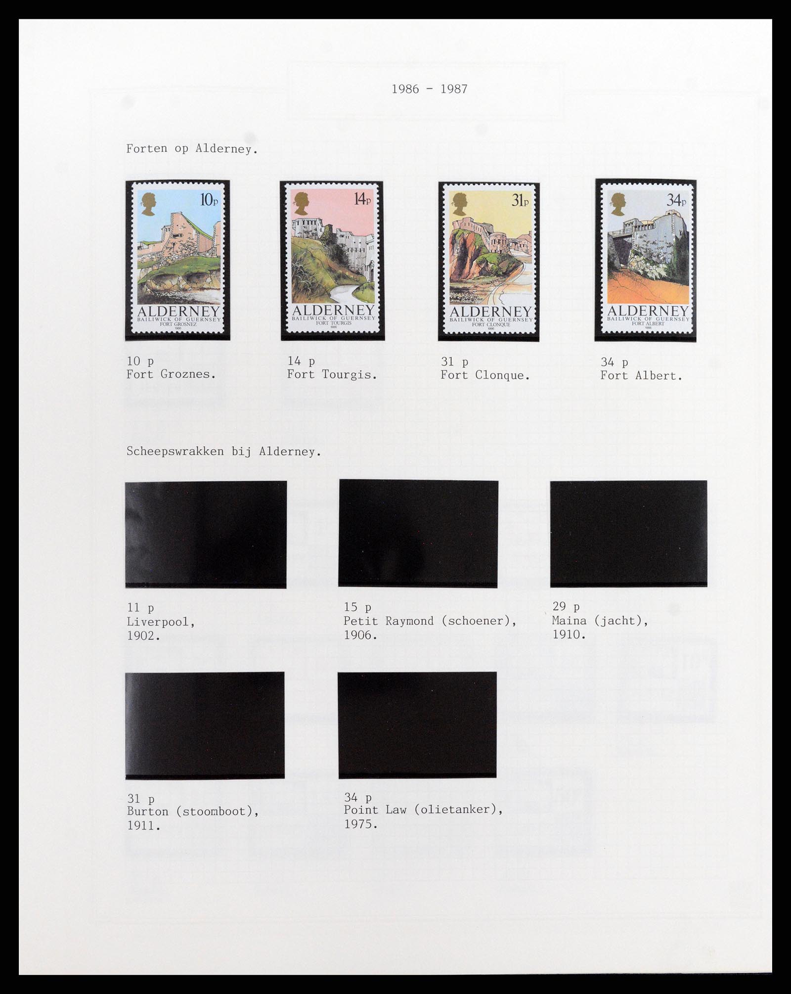 37340 288 - Postzegelverzameling 37340 Kanaaleilanden 1941-2001.