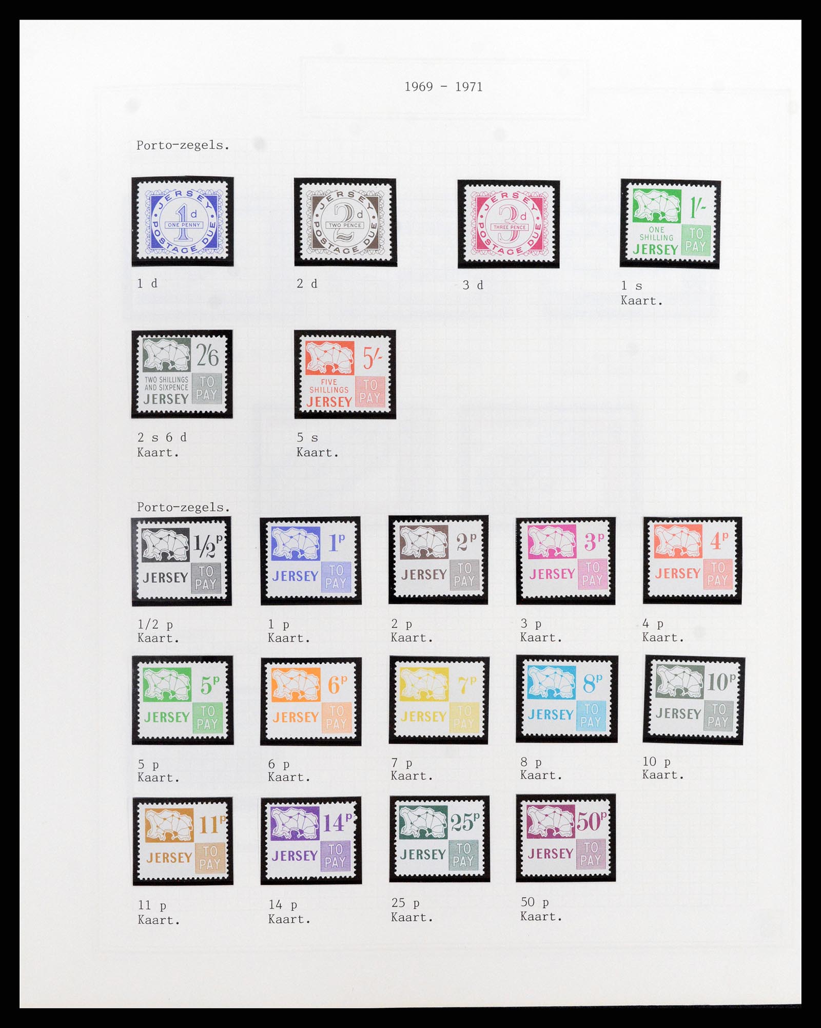 37340 289 - Postzegelverzameling 37340 Kanaaleilanden 1941-2001.