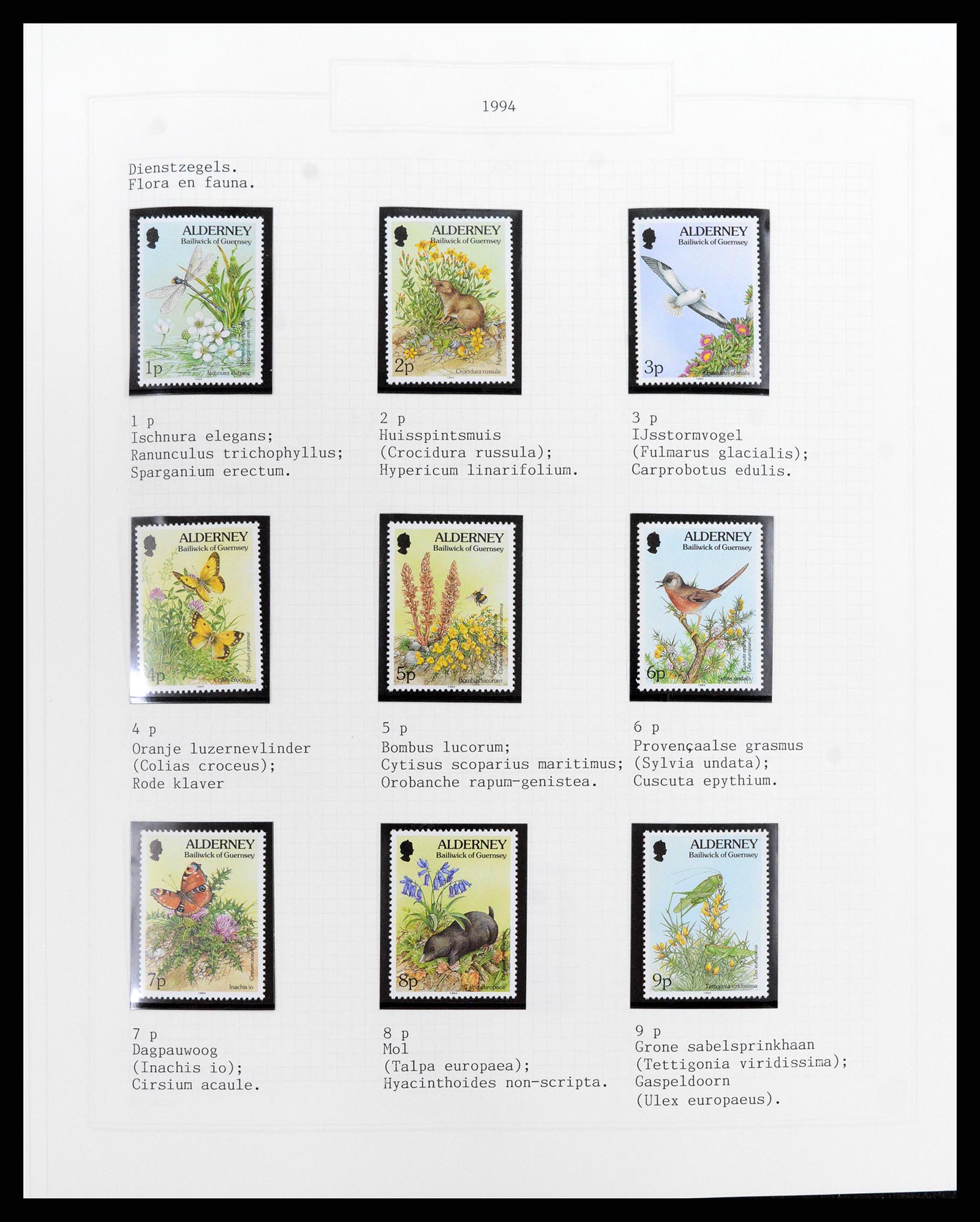37340 294 - Postzegelverzameling 37340 Kanaaleilanden 1941-2001.
