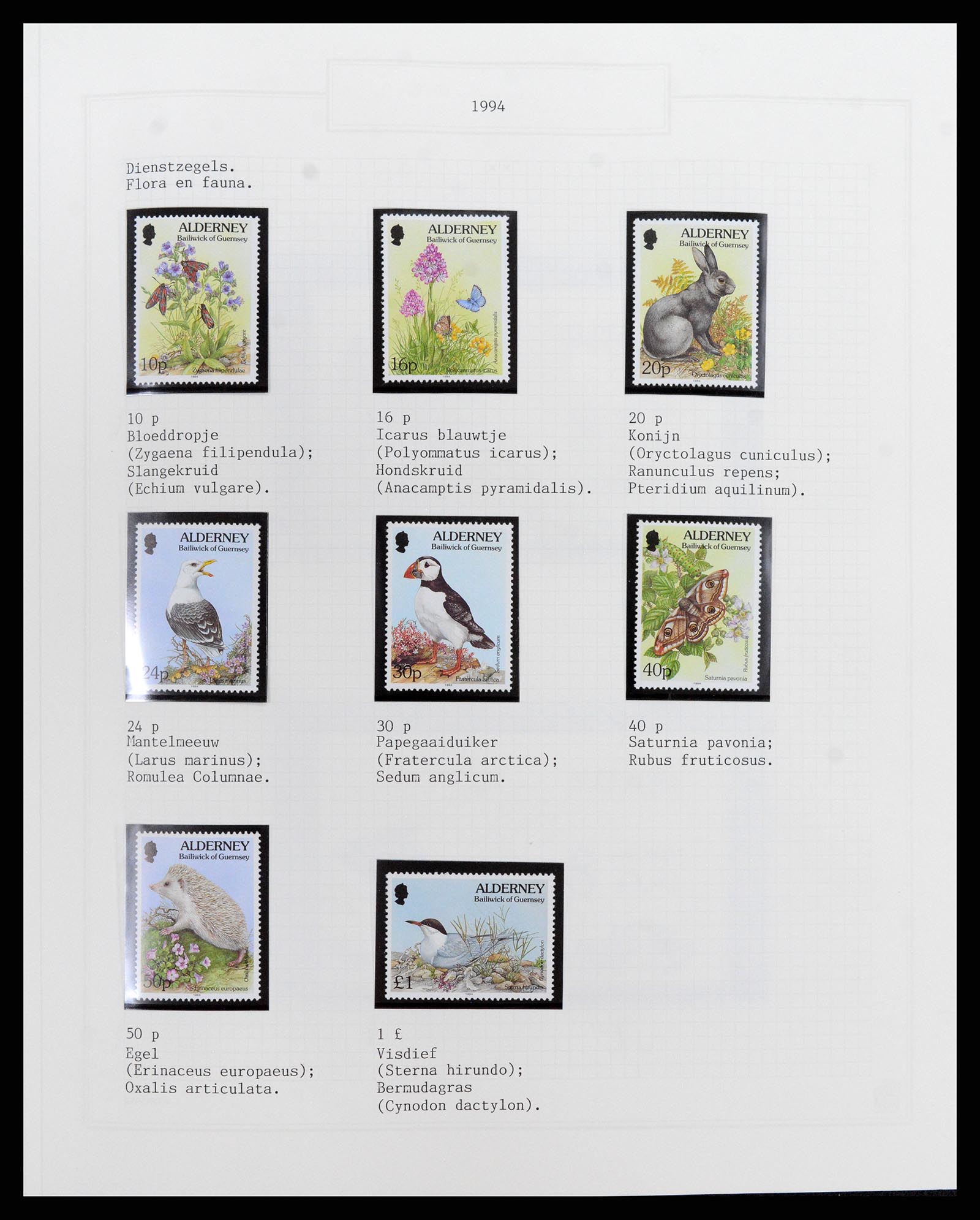 37340 295 - Postzegelverzameling 37340 Kanaaleilanden 1941-2001.