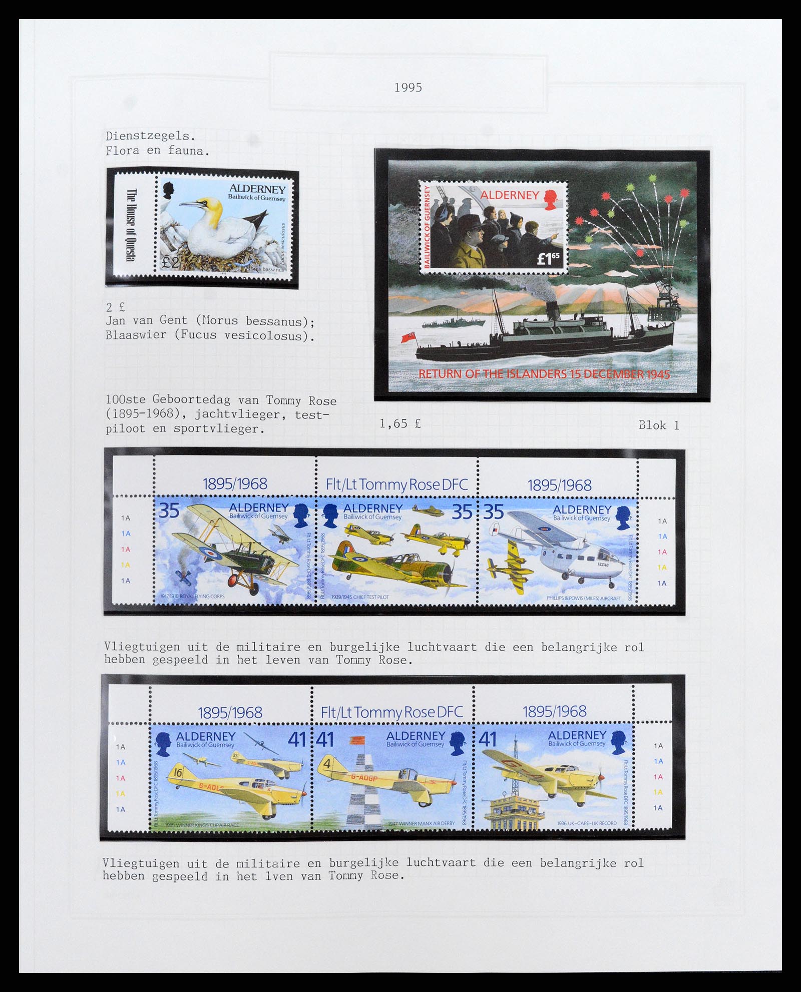 37340 298 - Postzegelverzameling 37340 Kanaaleilanden 1941-2001.