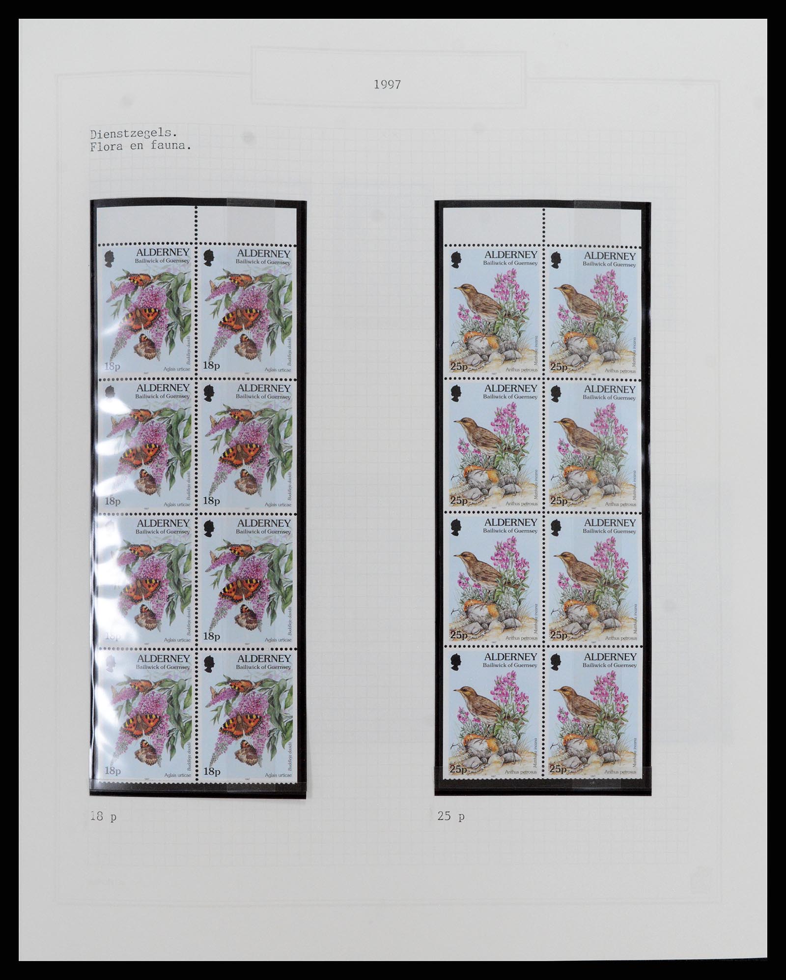 37340 303 - Postzegelverzameling 37340 Kanaaleilanden 1941-2001.