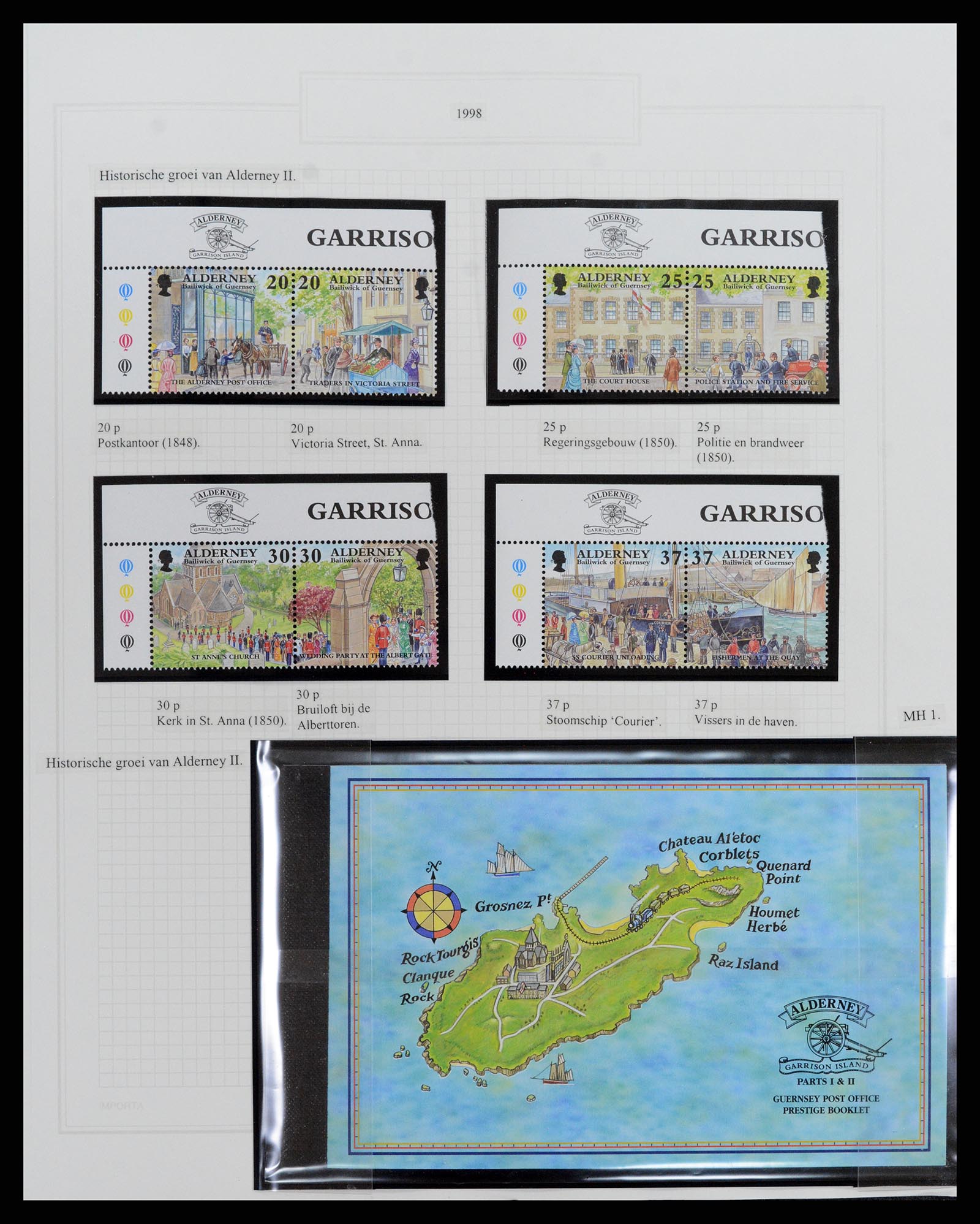 37340 307 - Postzegelverzameling 37340 Kanaaleilanden 1941-2001.
