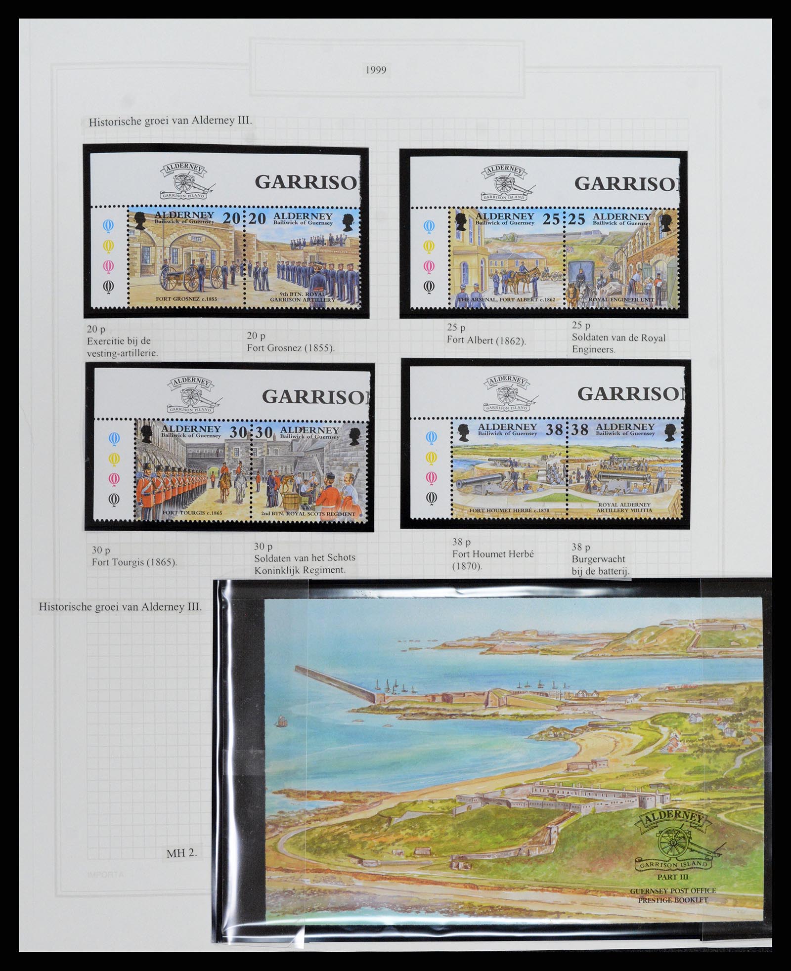 37340 309 - Postzegelverzameling 37340 Kanaaleilanden 1941-2001.