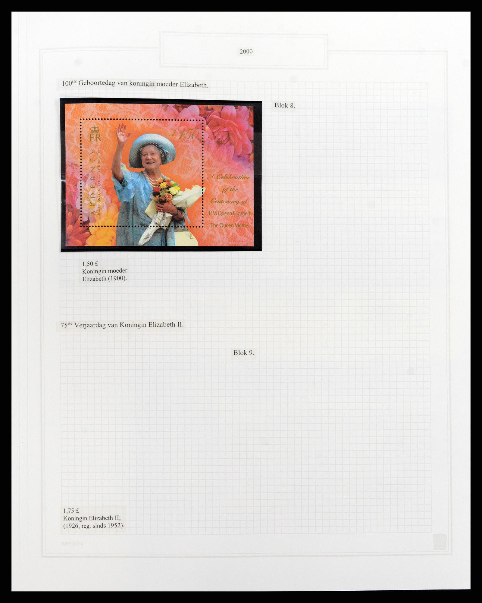 37340 312 - Postzegelverzameling 37340 Kanaaleilanden 1941-2001.