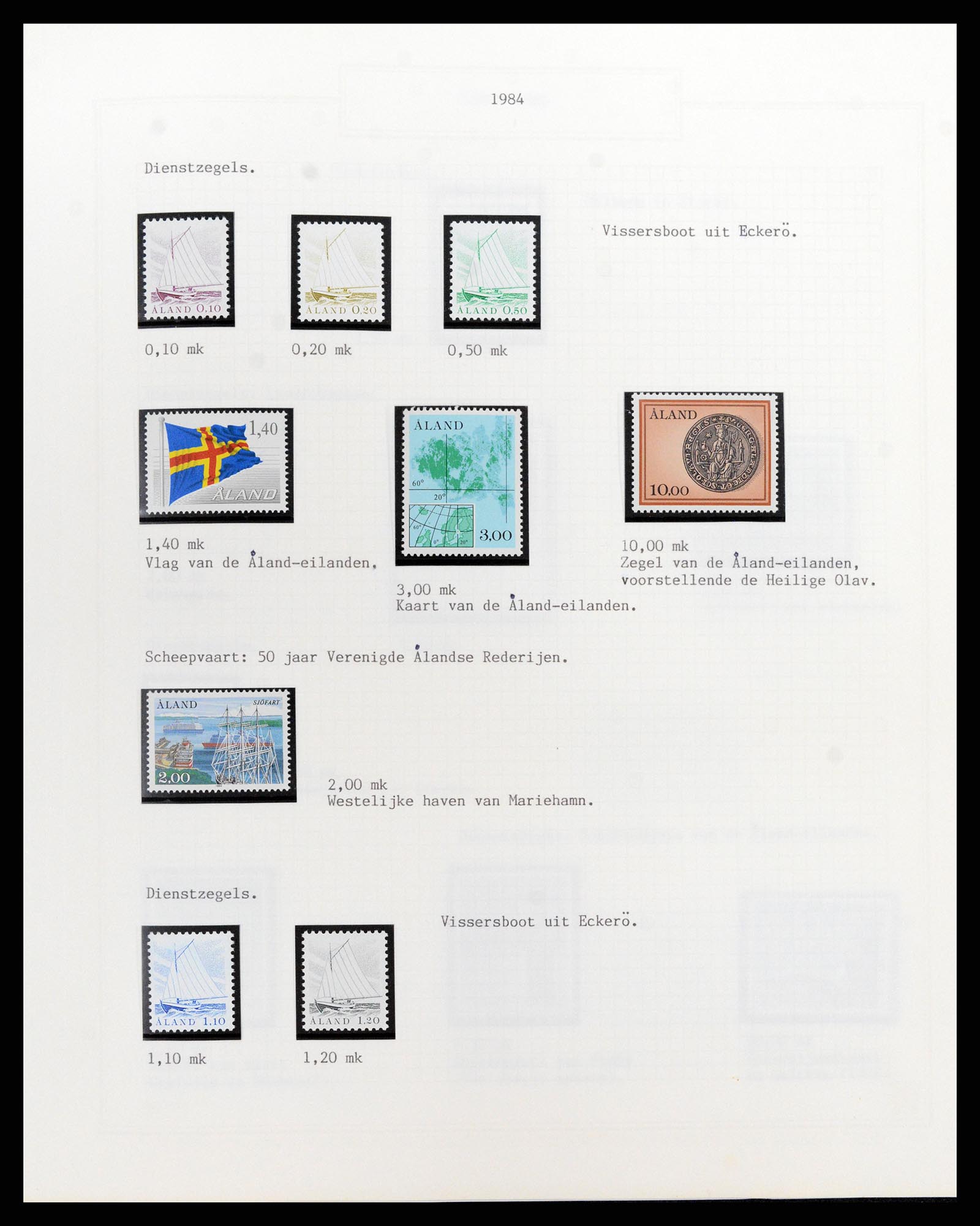 37340 314 - Postzegelverzameling 37340 Kanaaleilanden 1941-2001.