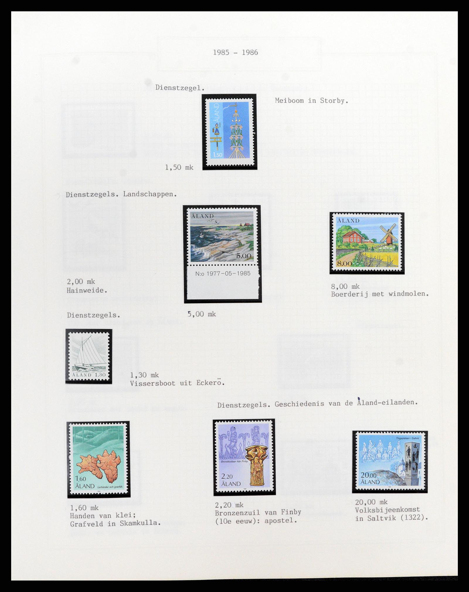 37340 315 - Postzegelverzameling 37340 Kanaaleilanden 1941-2001.