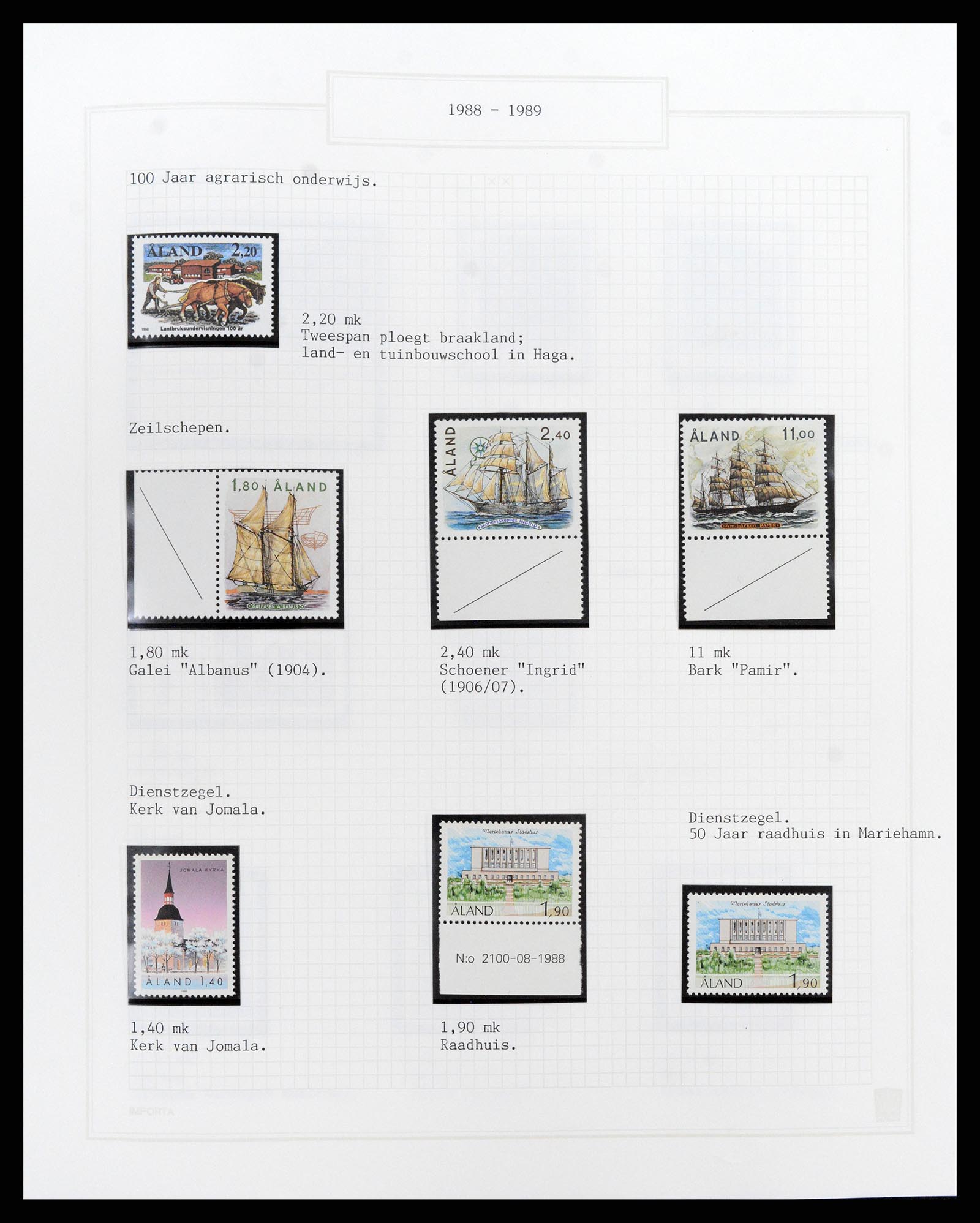 37340 317 - Postzegelverzameling 37340 Kanaaleilanden 1941-2001.