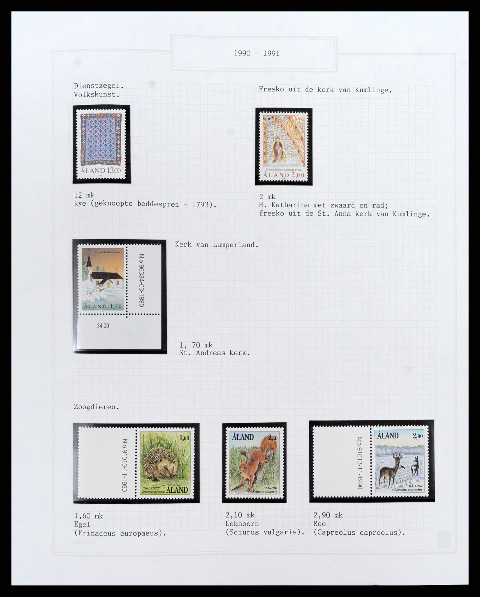 37340 319 - Postzegelverzameling 37340 Kanaaleilanden 1941-2001.