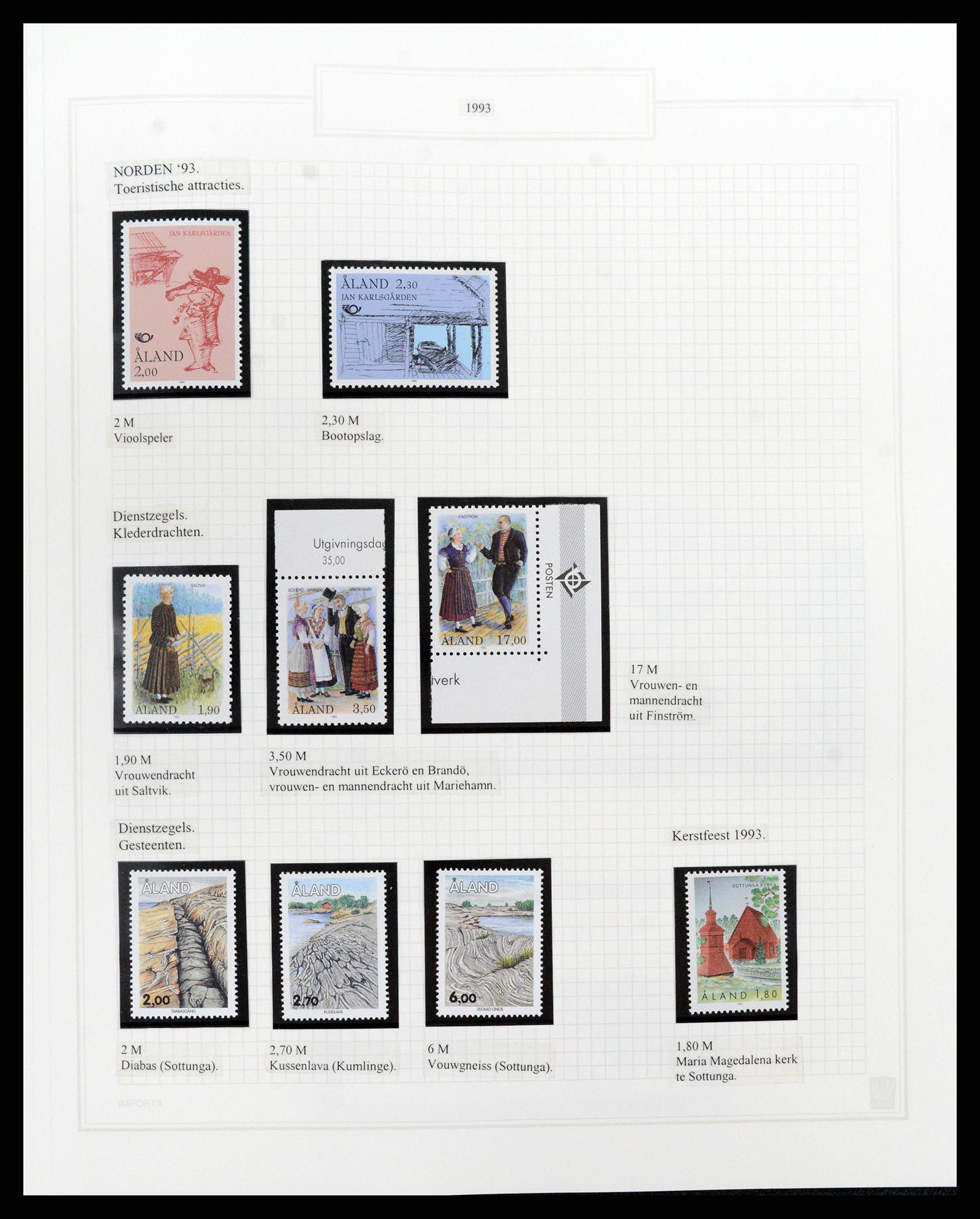 37340 323 - Postzegelverzameling 37340 Kanaaleilanden 1941-2001.
