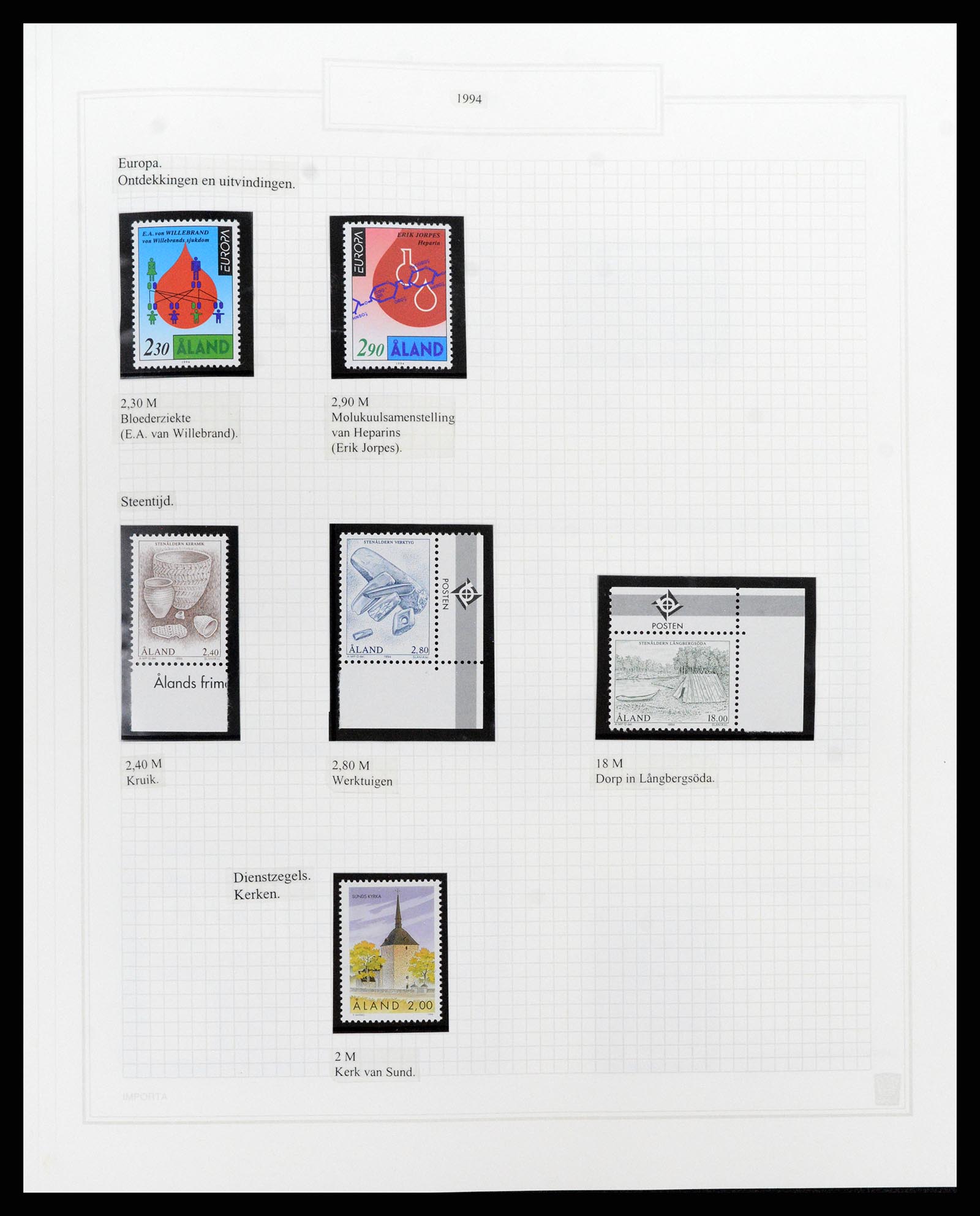 37340 325 - Postzegelverzameling 37340 Kanaaleilanden 1941-2001.