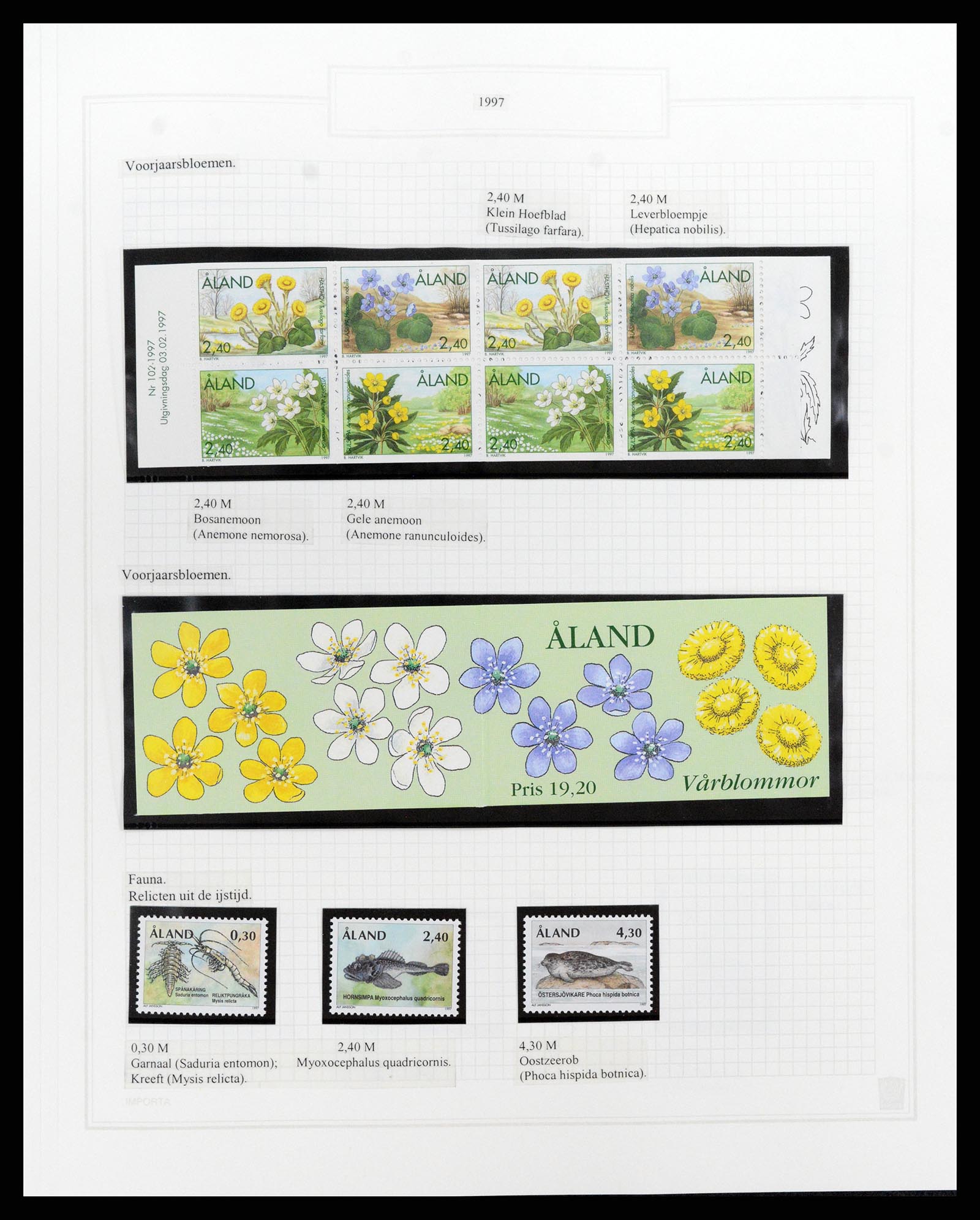 37340 330 - Postzegelverzameling 37340 Kanaaleilanden 1941-2001.