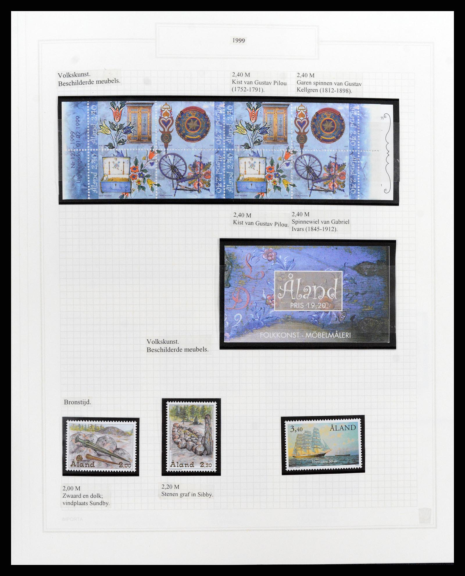 37340 335 - Postzegelverzameling 37340 Kanaaleilanden 1941-2001.