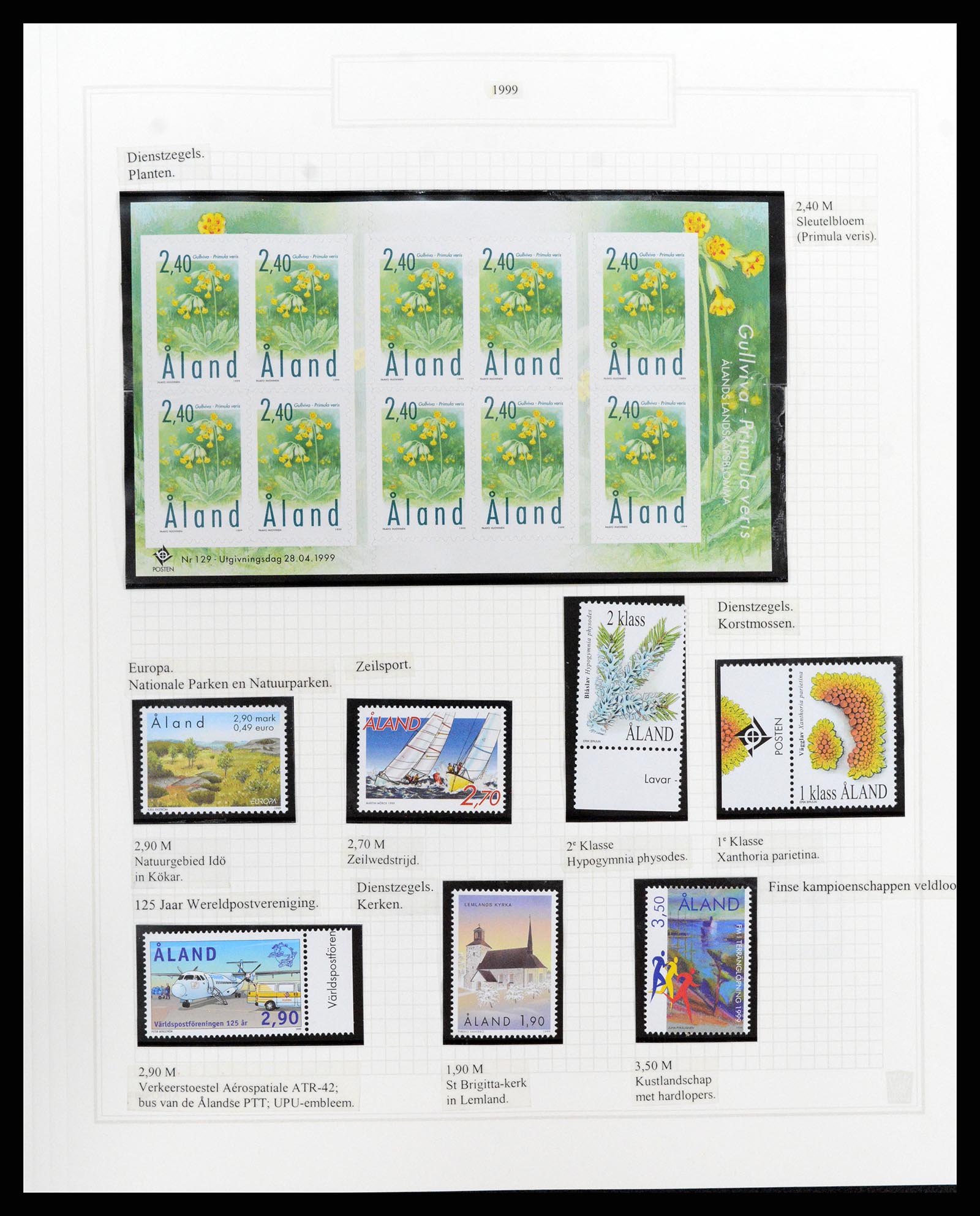 37340 336 - Postzegelverzameling 37340 Kanaaleilanden 1941-2001.
