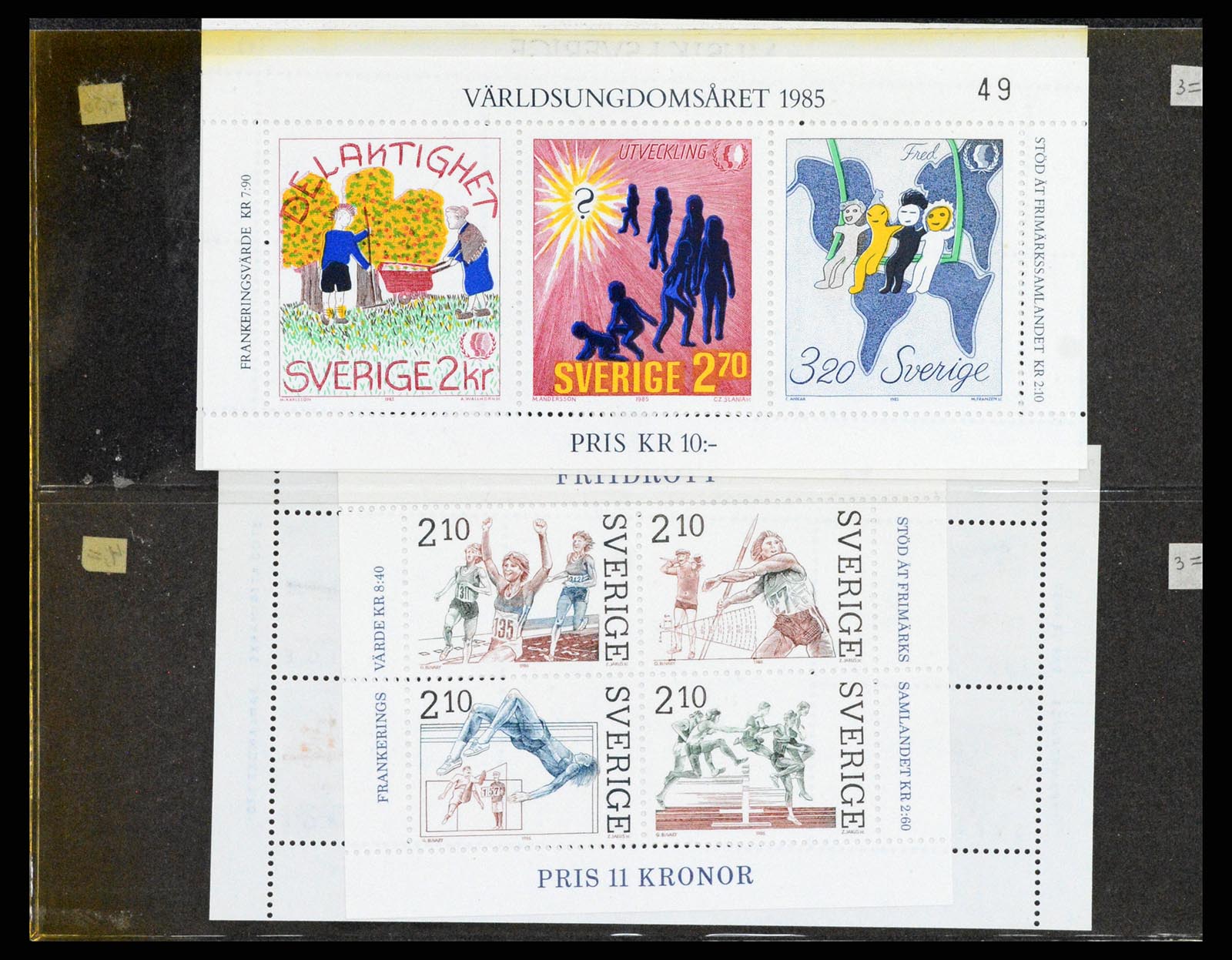 37341 004 - Stamp collection 37341 Sweden stamp booklets.
