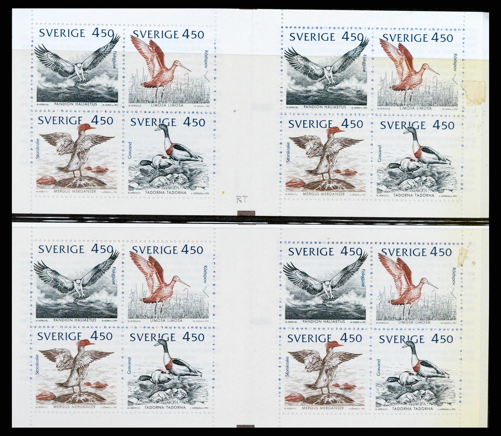 37341 005 - Stamp collection 37341 Sweden stamp booklets.