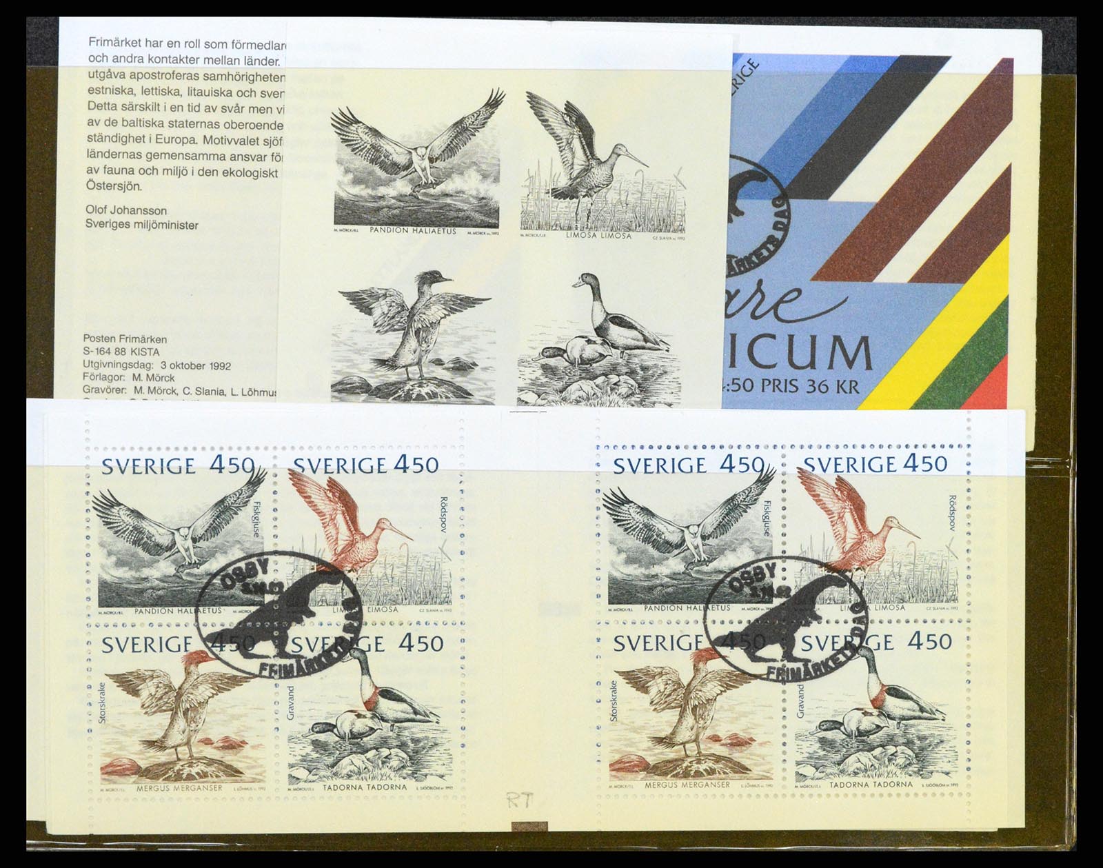 37341 009 - Stamp collection 37341 Sweden stamp booklets.