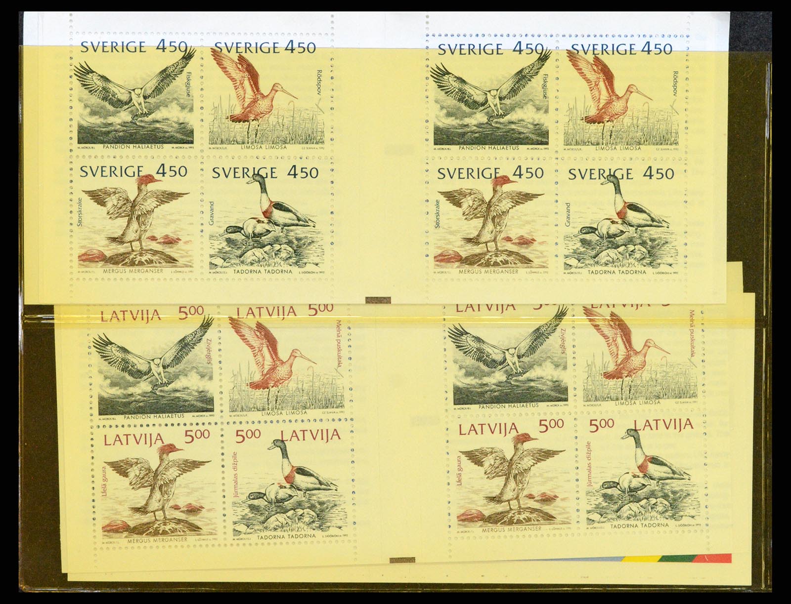 37341 012 - Stamp collection 37341 Sweden stamp booklets.