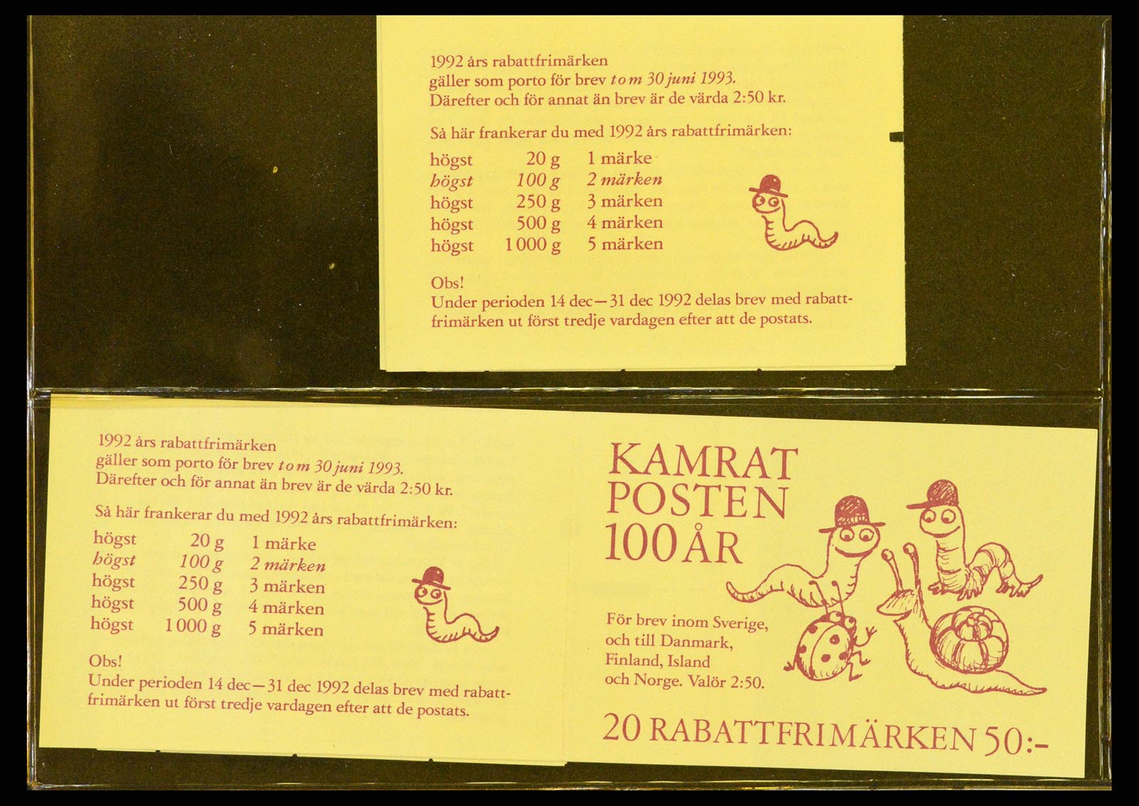 37341 020 - Stamp collection 37341 Sweden stamp booklets.
