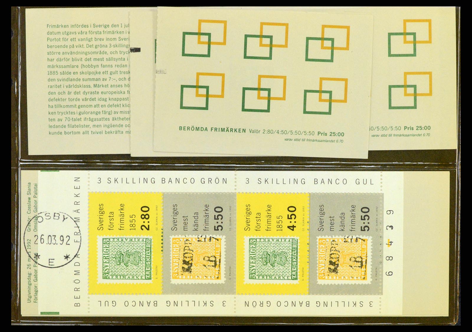 37341 023 - Postzegelverzameling 37341 Zweden postzegelboekjes.