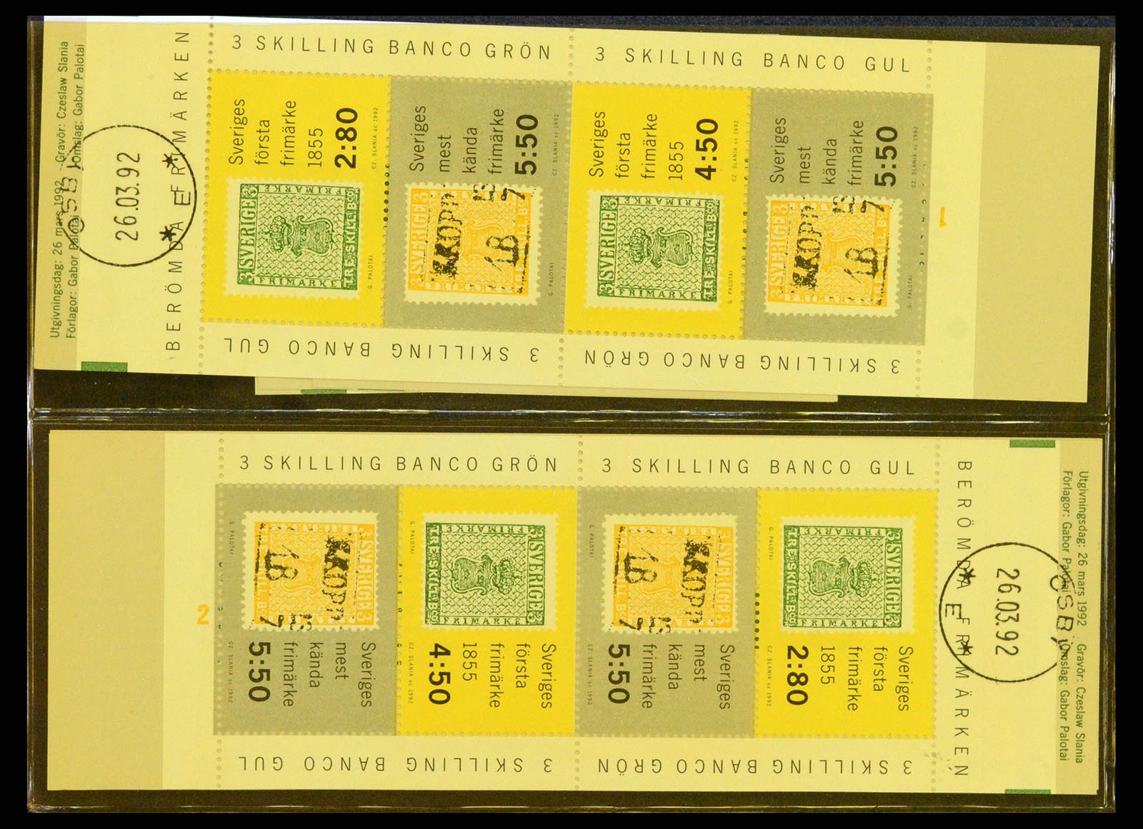 37341 024 - Postzegelverzameling 37341 Zweden postzegelboekjes.