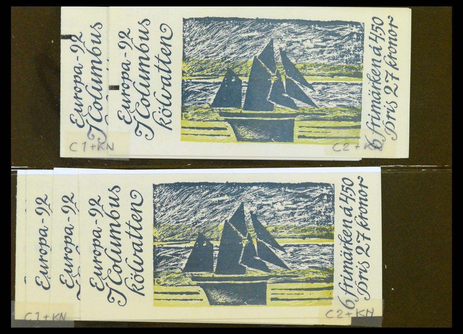 37341 025 - Postzegelverzameling 37341 Zweden postzegelboekjes.