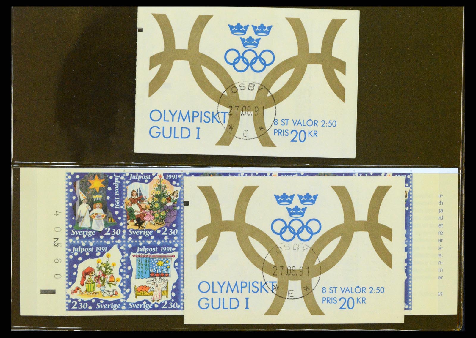 37341 045 - Postzegelverzameling 37341 Zweden postzegelboekjes.