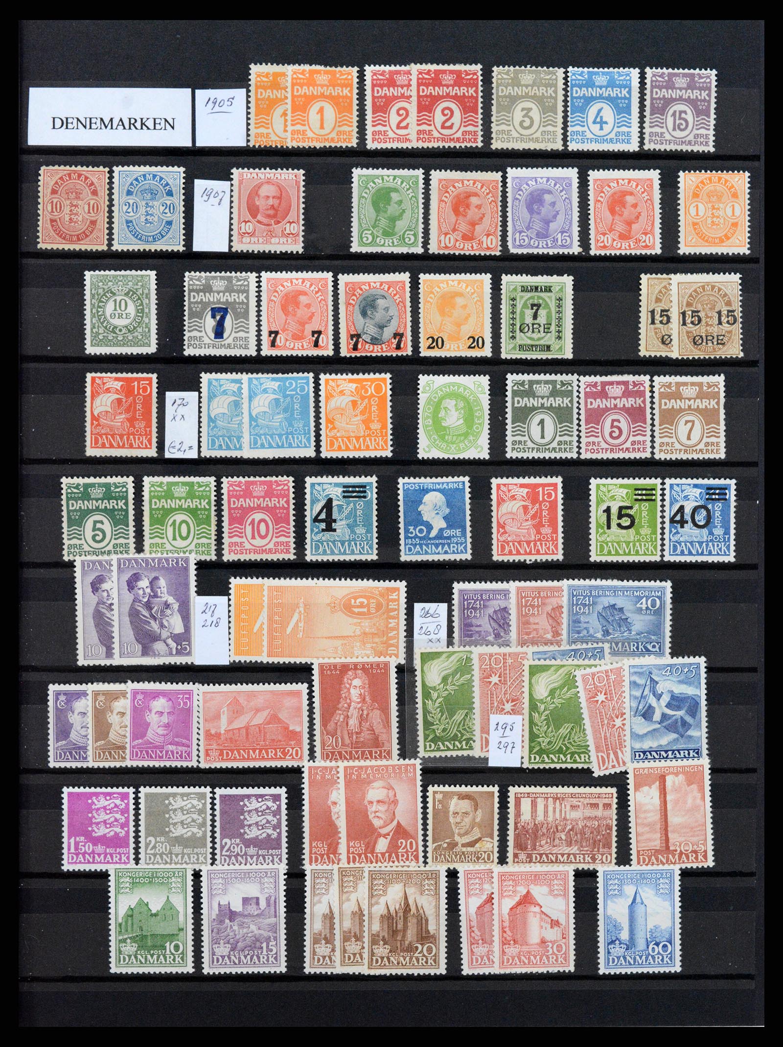 37342 001 - Postzegelverzameling 37342 Scandinavië 1880-1984.