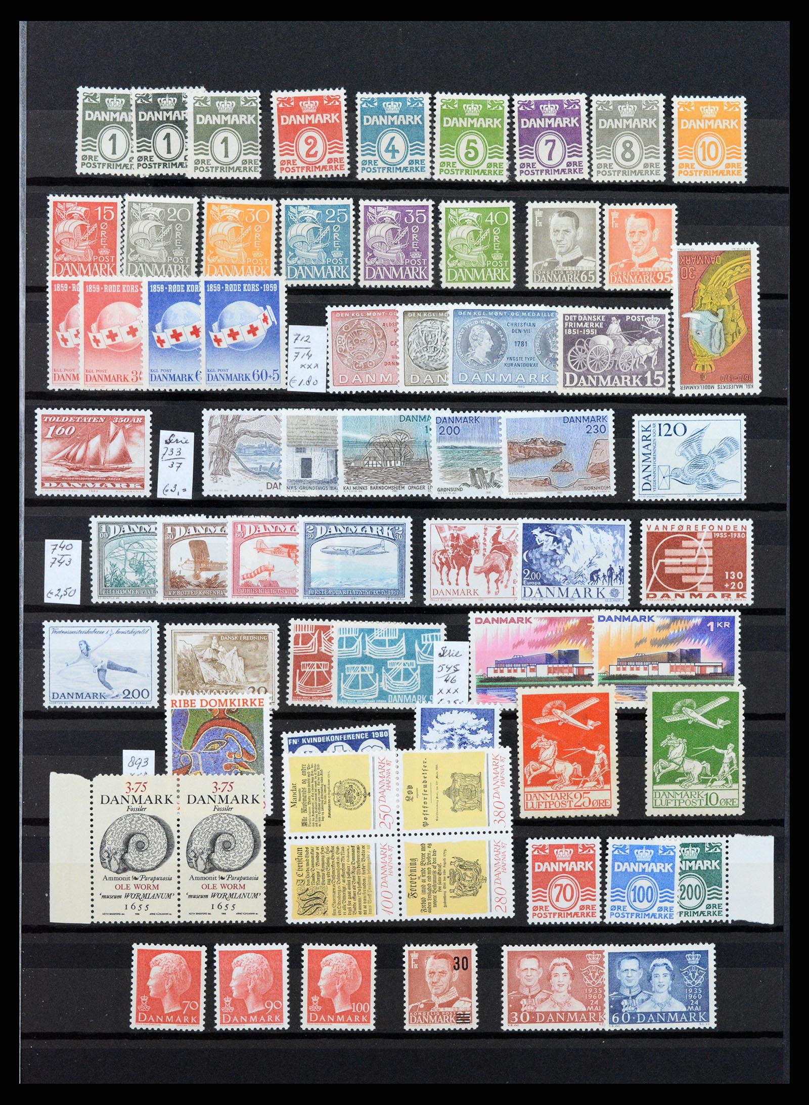 37342 003 - Postzegelverzameling 37342 Scandinavië 1880-1984.