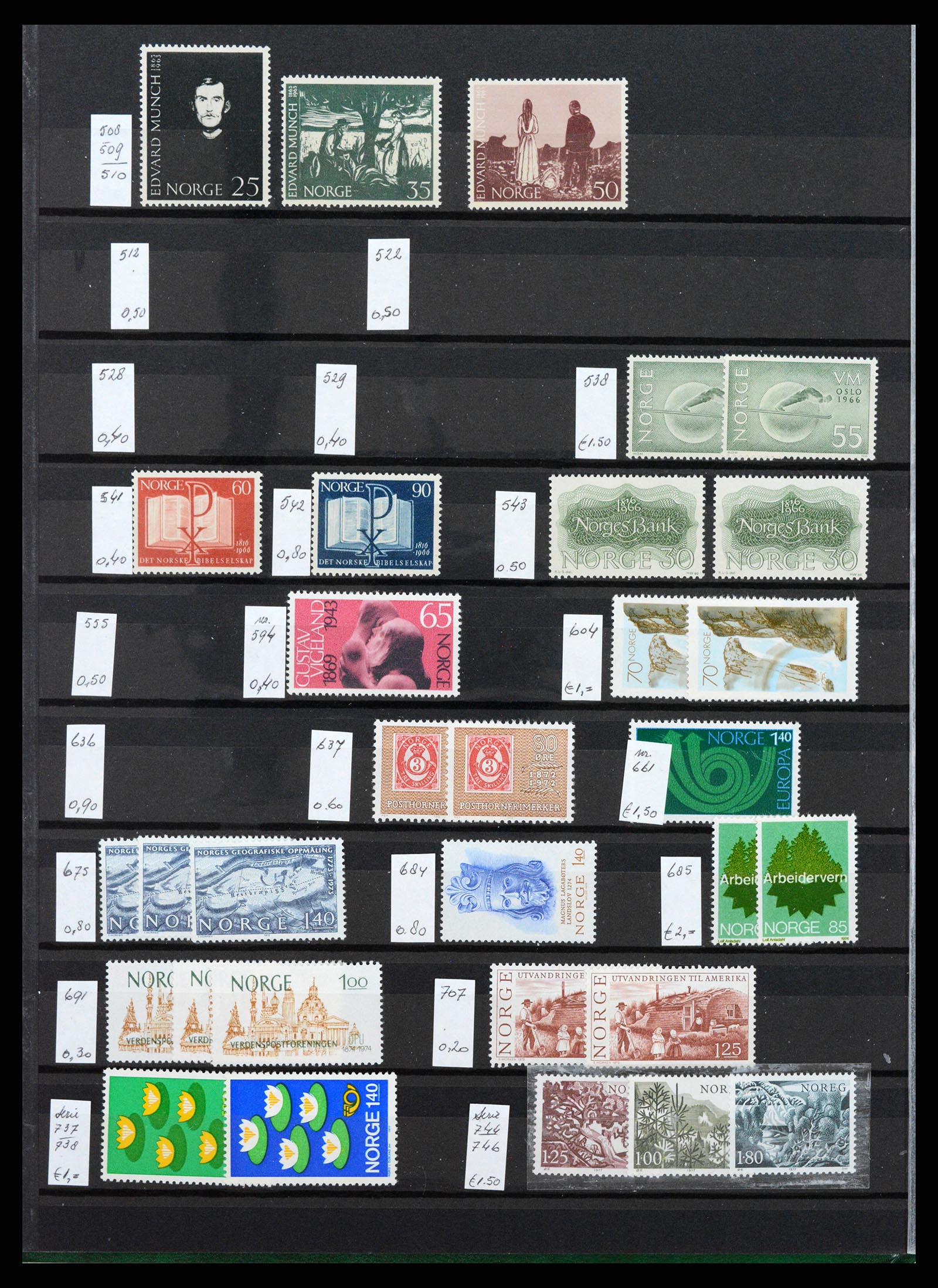 37342 008 - Postzegelverzameling 37342 Scandinavië 1880-1984.