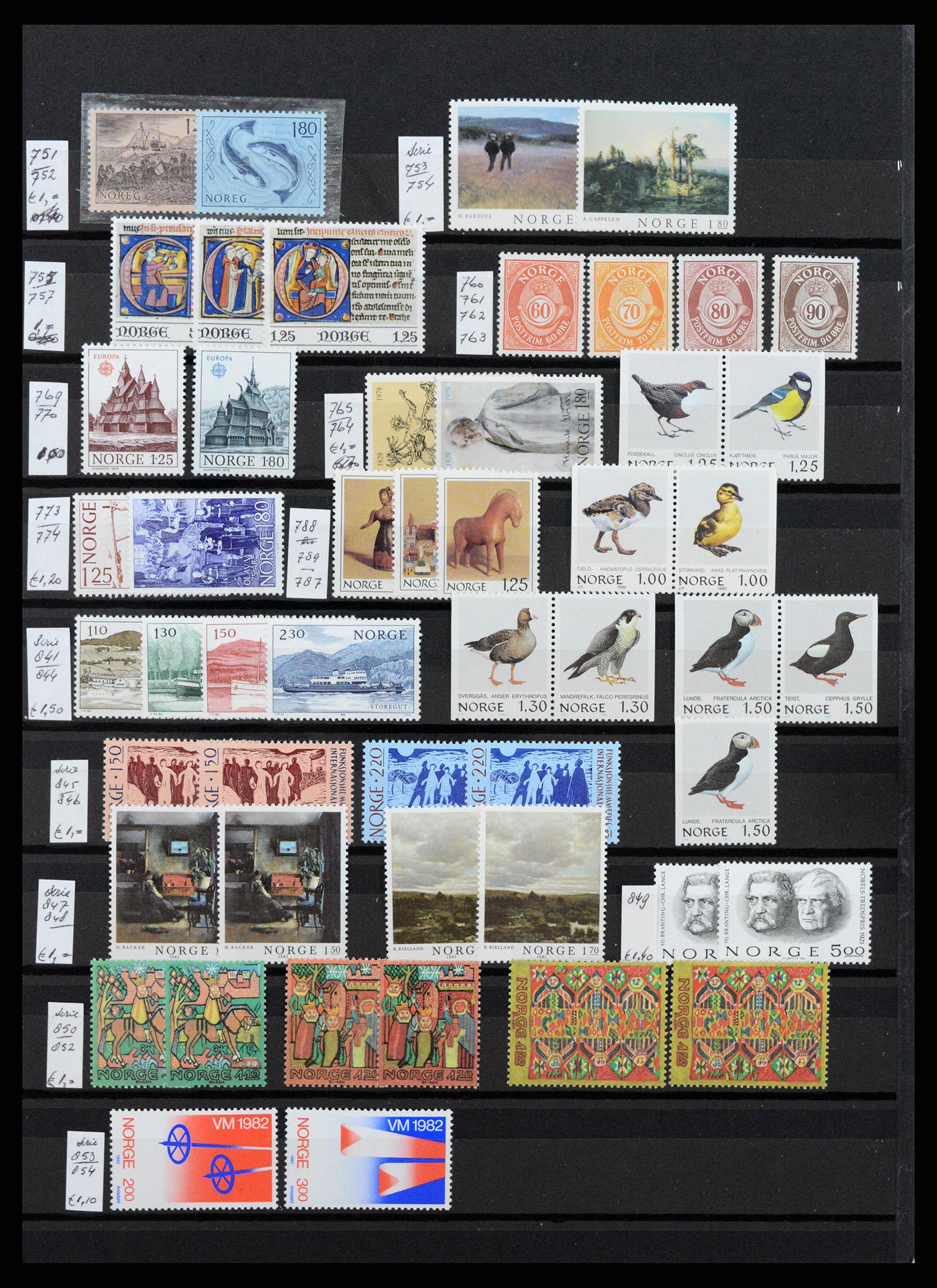 37342 009 - Postzegelverzameling 37342 Scandinavië 1880-1984.