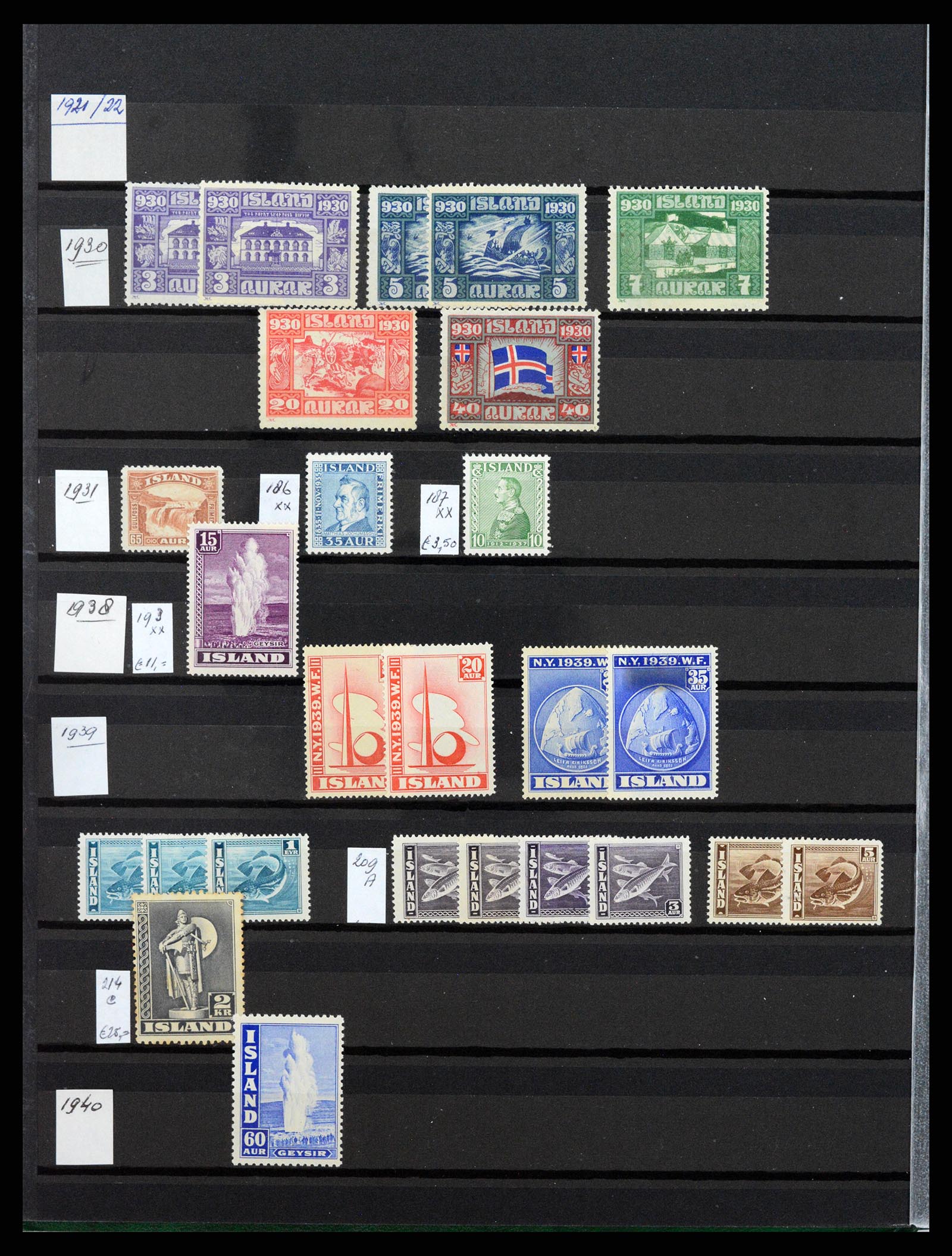 37342 014 - Postzegelverzameling 37342 Scandinavië 1880-1984.